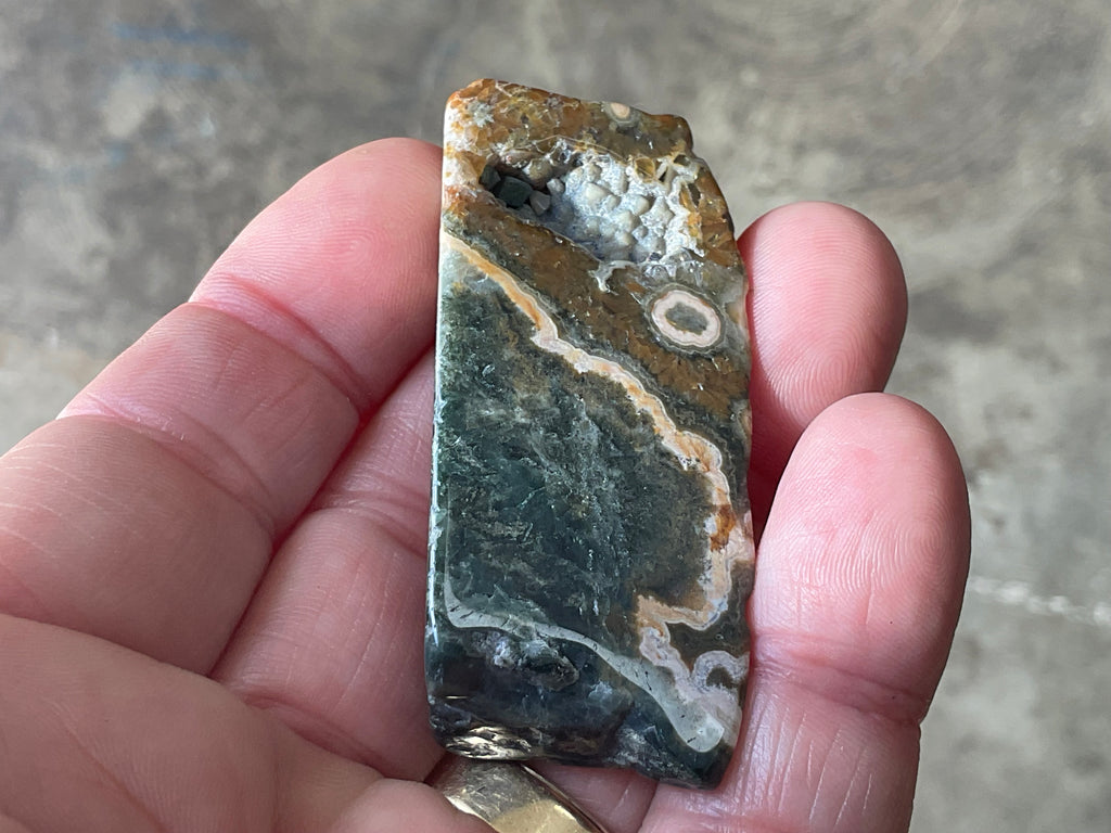 32g ‘Cloud’ Ocean Jasper Polished Piece 4B