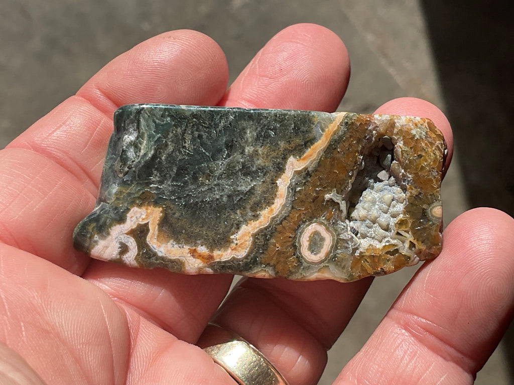 32g ‘Cloud’ Ocean Jasper Polished Piece 4B