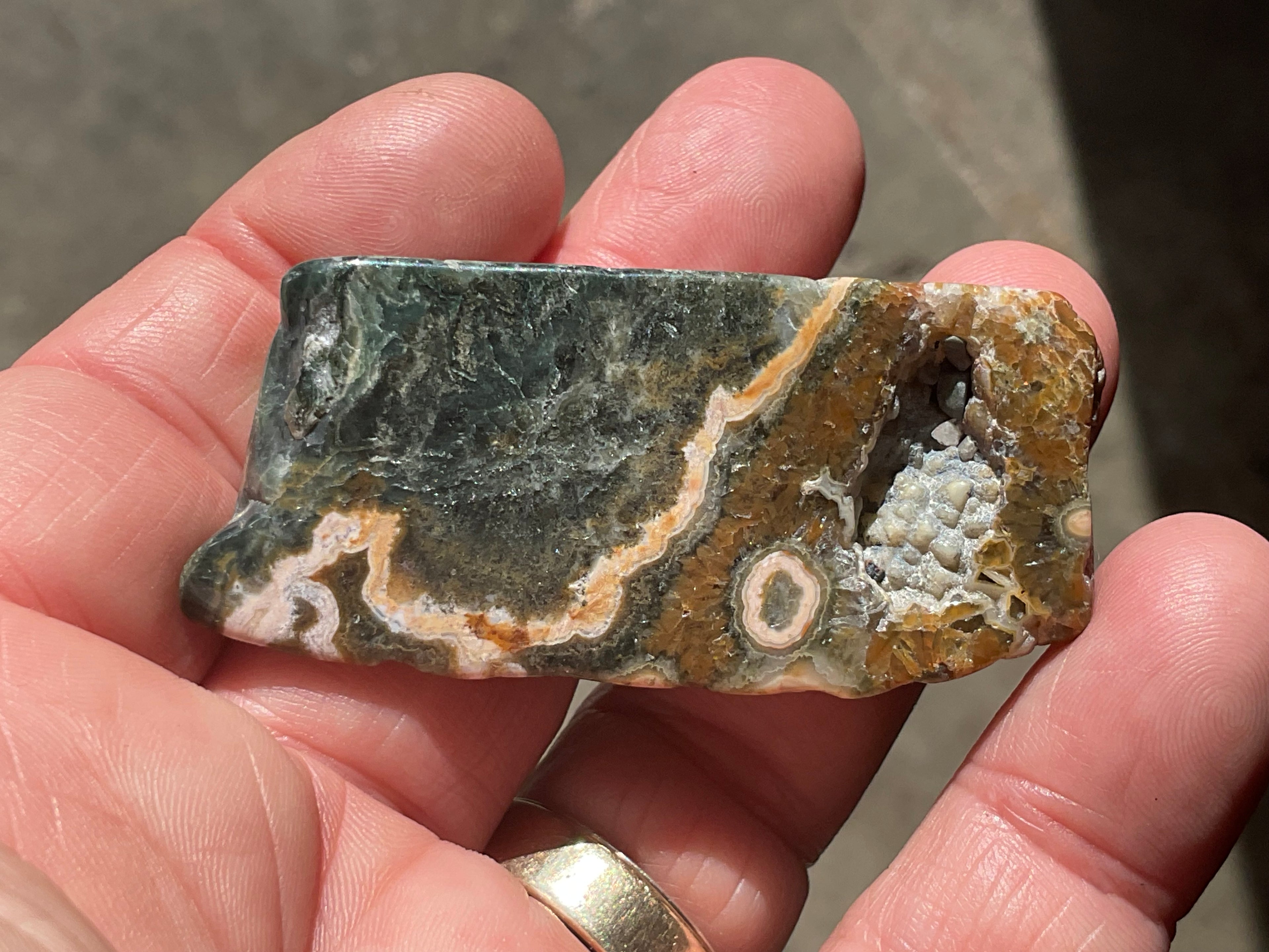 32g ‘Cloud’ Ocean Jasper Polished Piece 4B