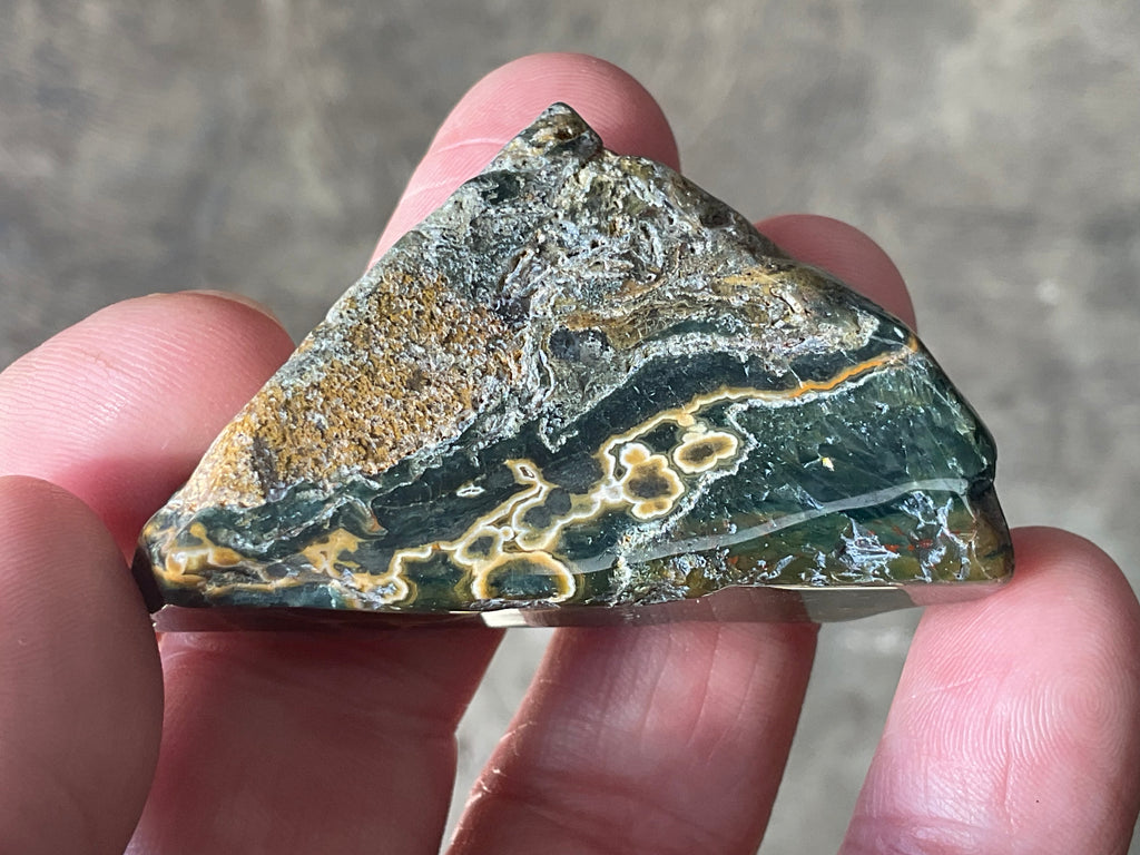 42g ‘Cloud’ Ocean Jasper Polished Piece 4C