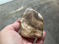 204g Chocolate Calcite/Aragonite Freeform C