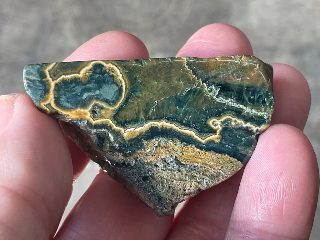 42g ‘Cloud’ Ocean Jasper Polished Piece 4C