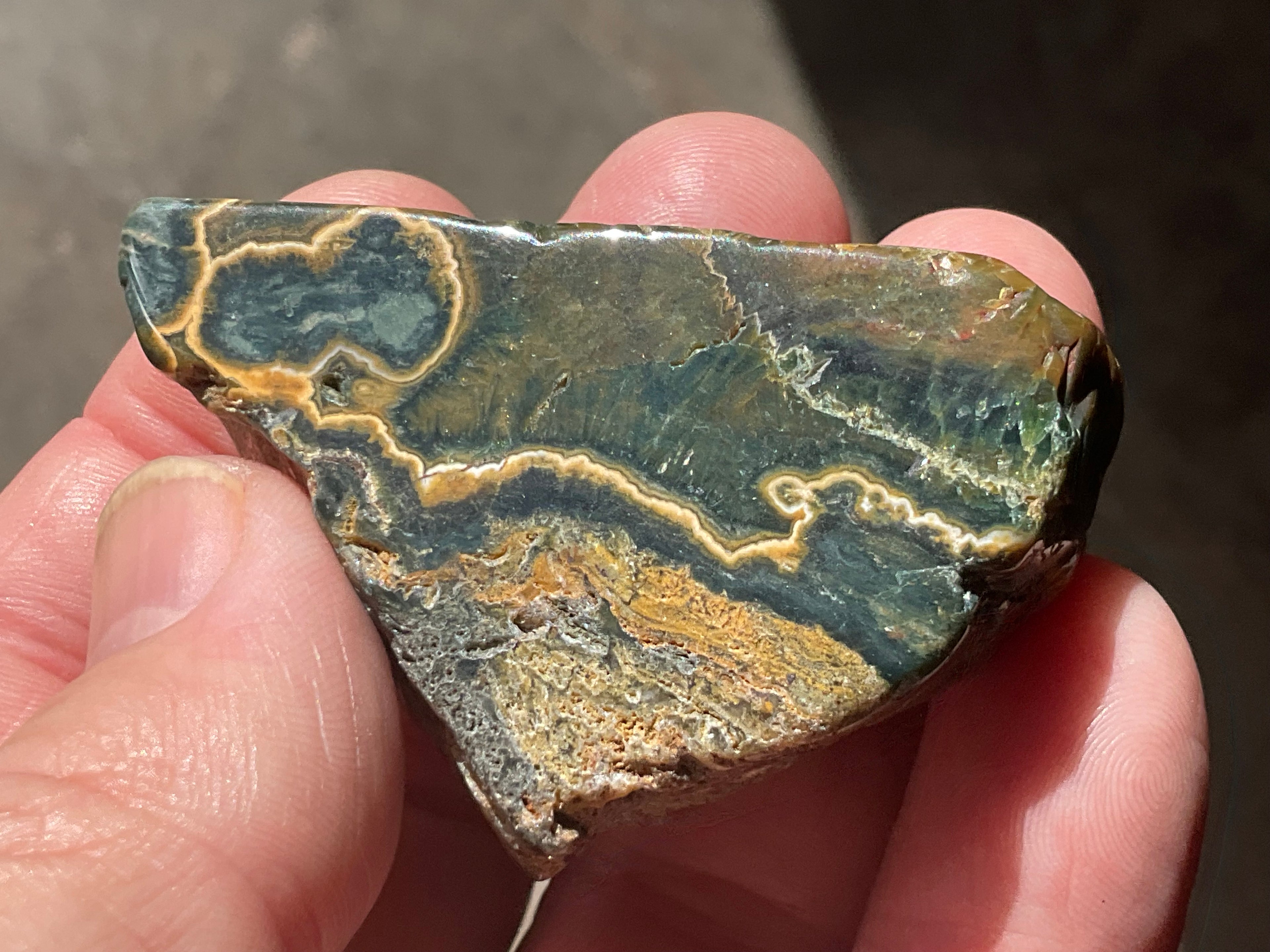42g ‘Cloud’ Ocean Jasper Polished Piece 4C