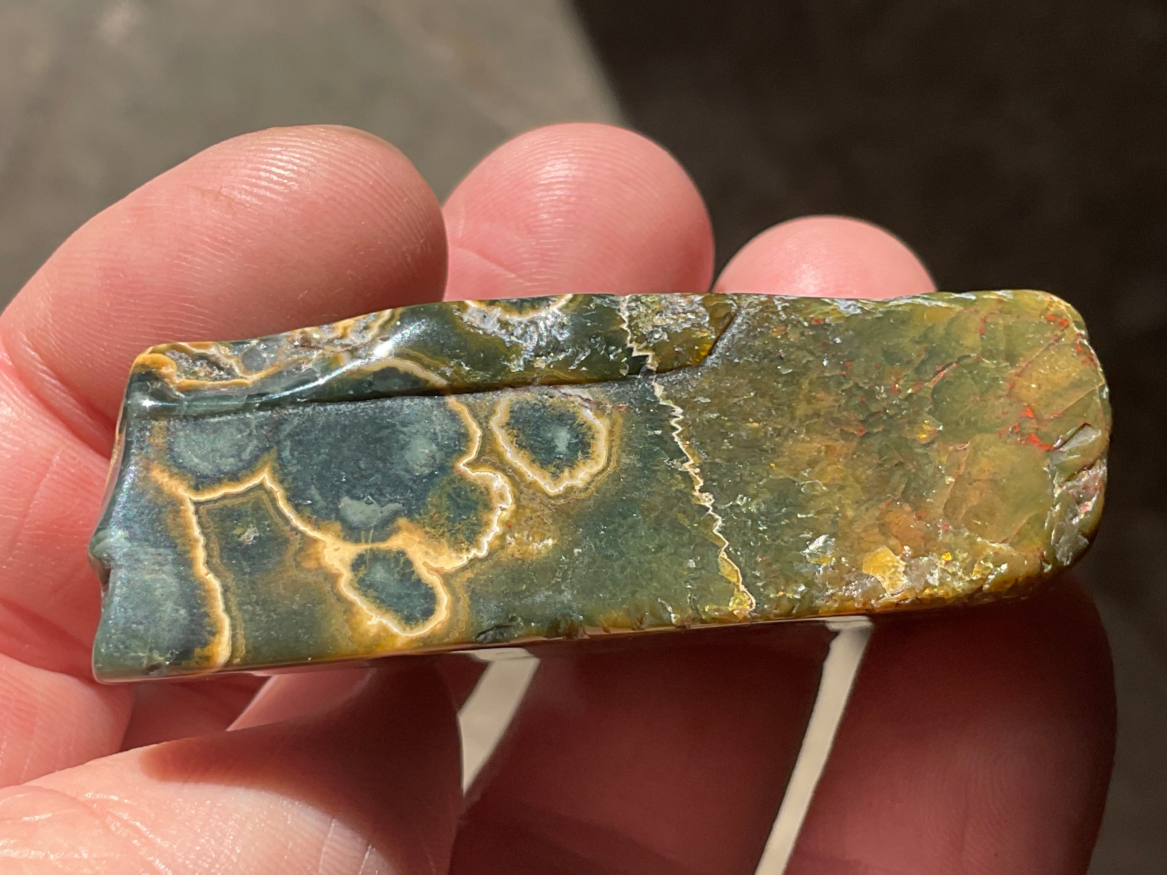 42g ‘Cloud’ Ocean Jasper Polished Piece 4C