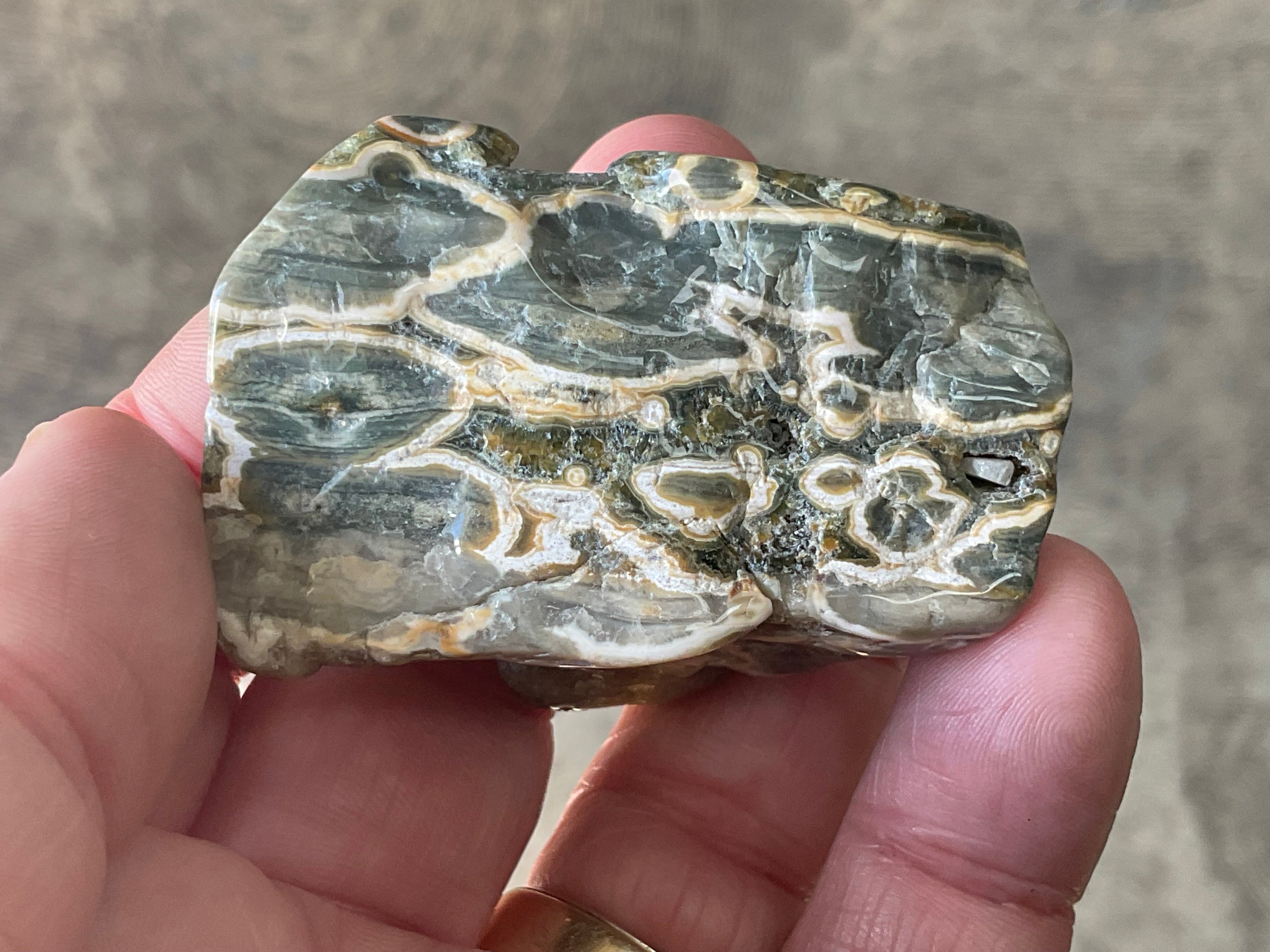72g ‘Cloud’ Ocean Jasper Polished Piece 5B