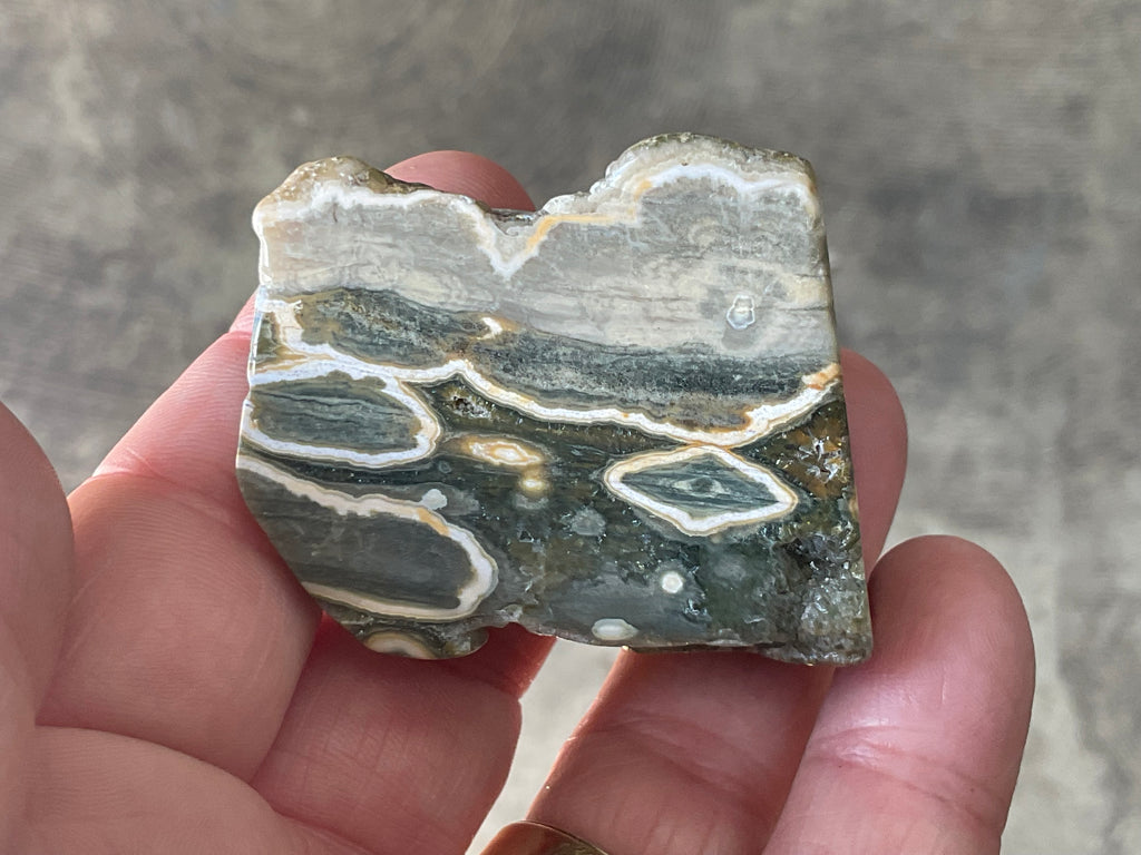 72g ‘Cloud’ Ocean Jasper Polished Piece 5B