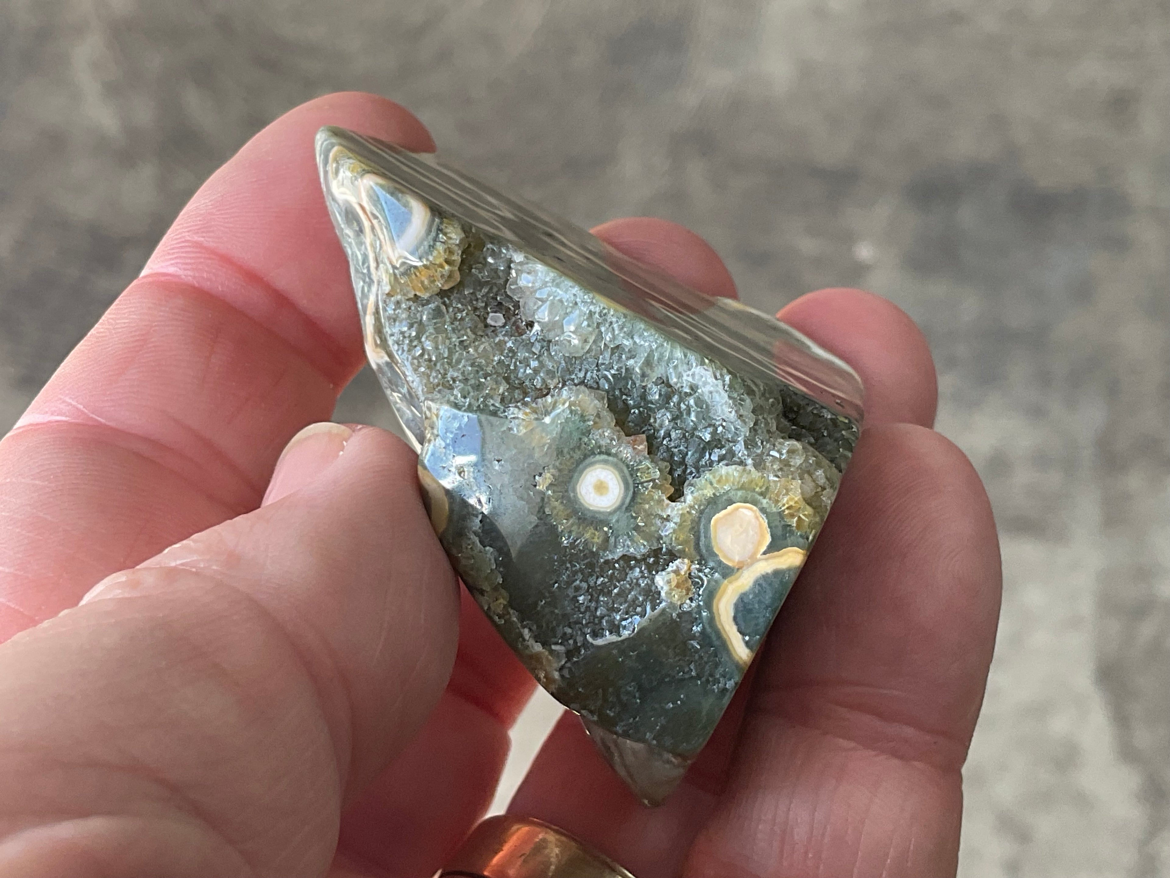 72g ‘Cloud’ Ocean Jasper Polished Piece 5B