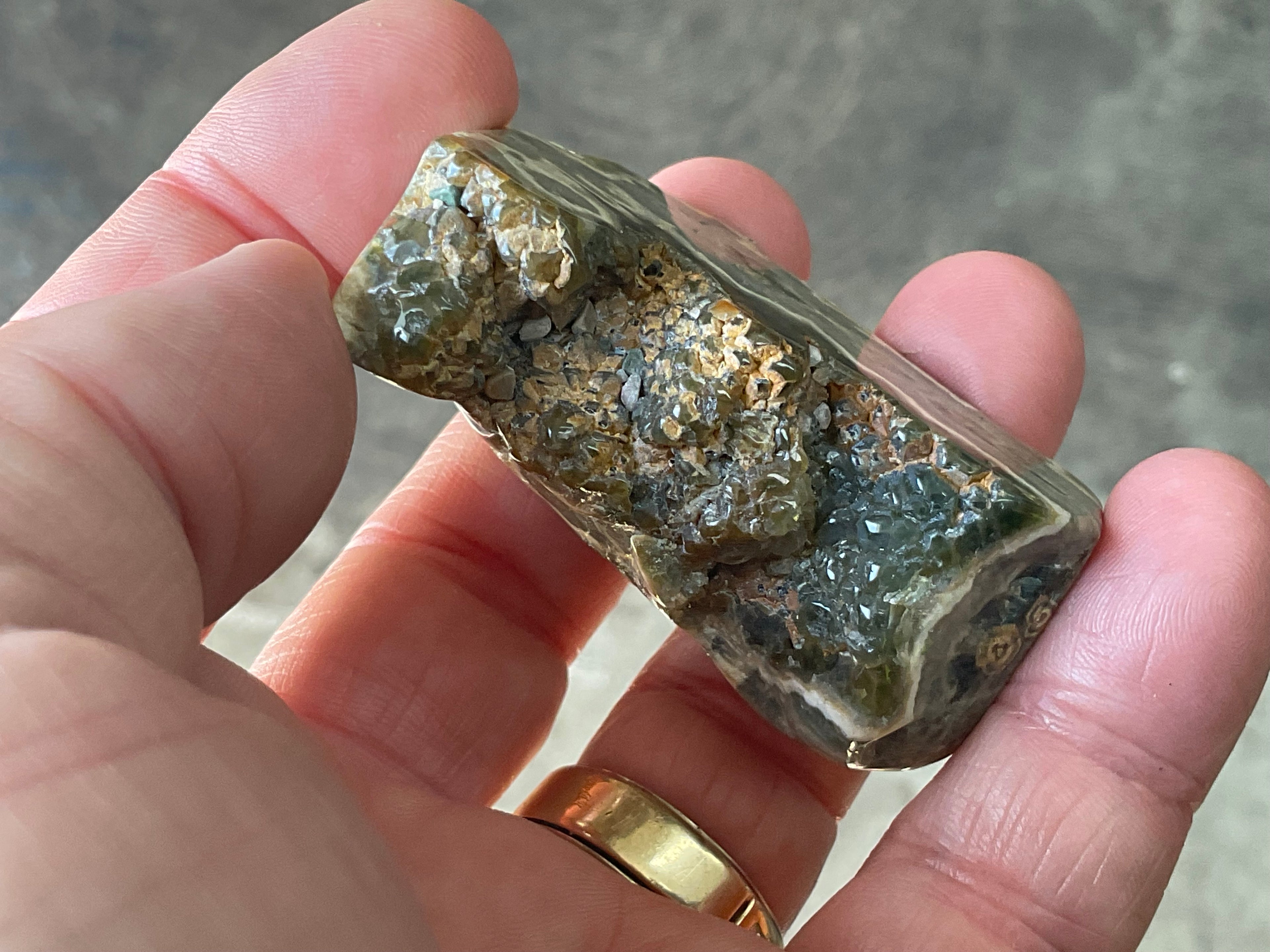 74g ‘Cloud’ Ocean Jasper Polished Piece 5C