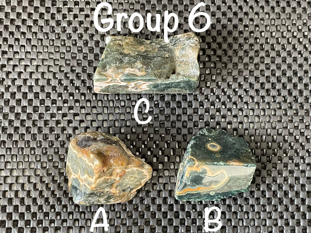 128g ‘Cloud’ Ocean Jasper Polished Piece