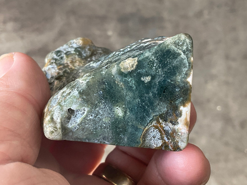 128g ‘Cloud’ Ocean Jasper Polished Piece