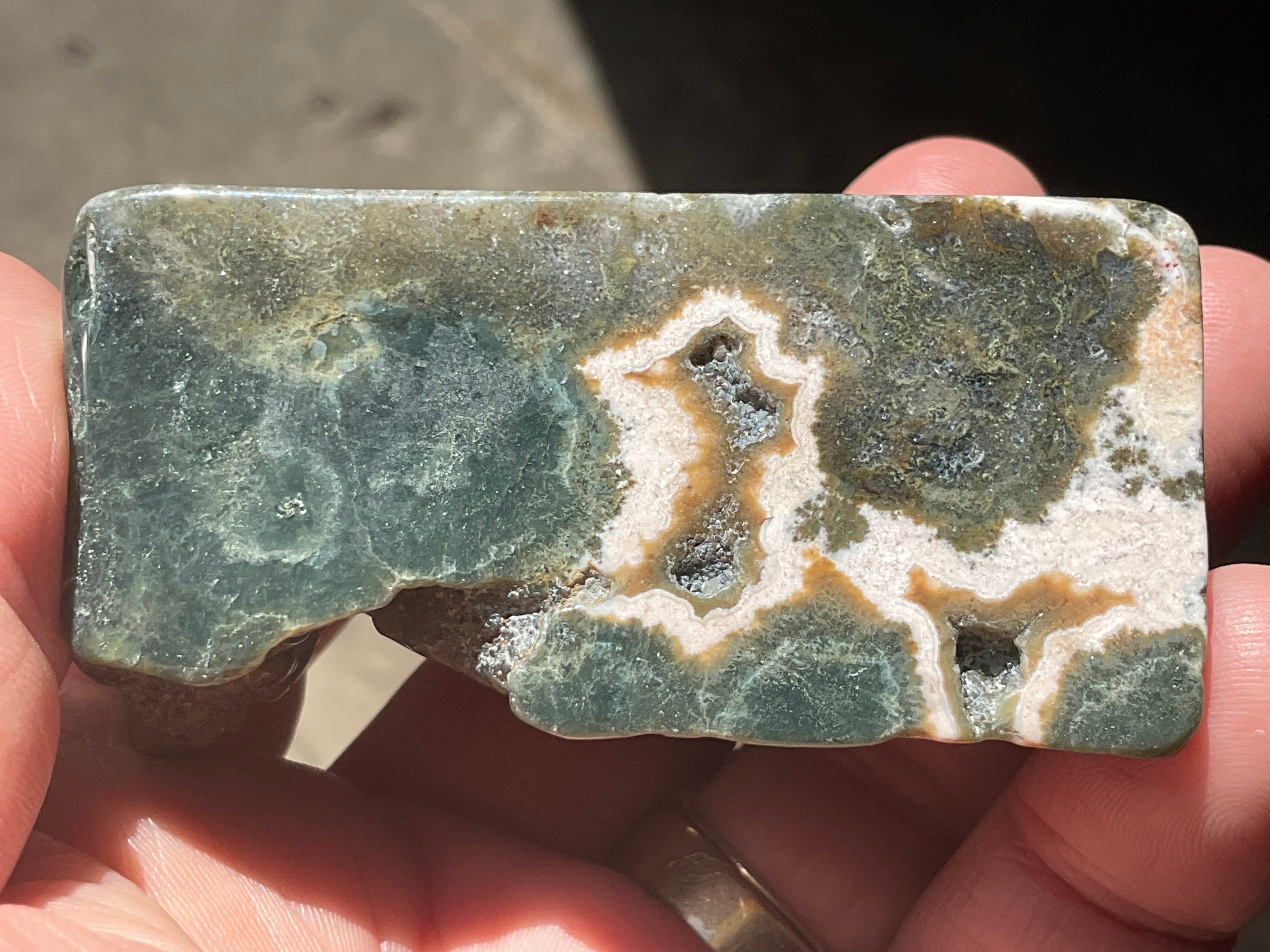 128g ‘Cloud’ Ocean Jasper Polished Piece