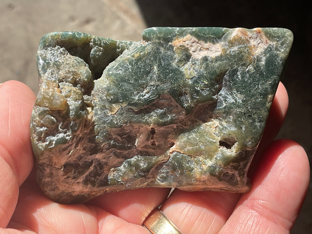 128g ‘Cloud’ Ocean Jasper Polished Piece