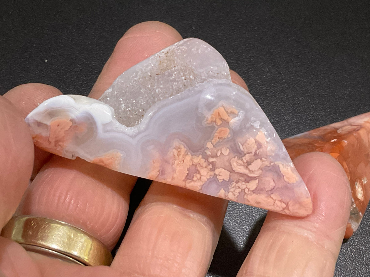 52g “Cotton Candy” Agate Pair 4