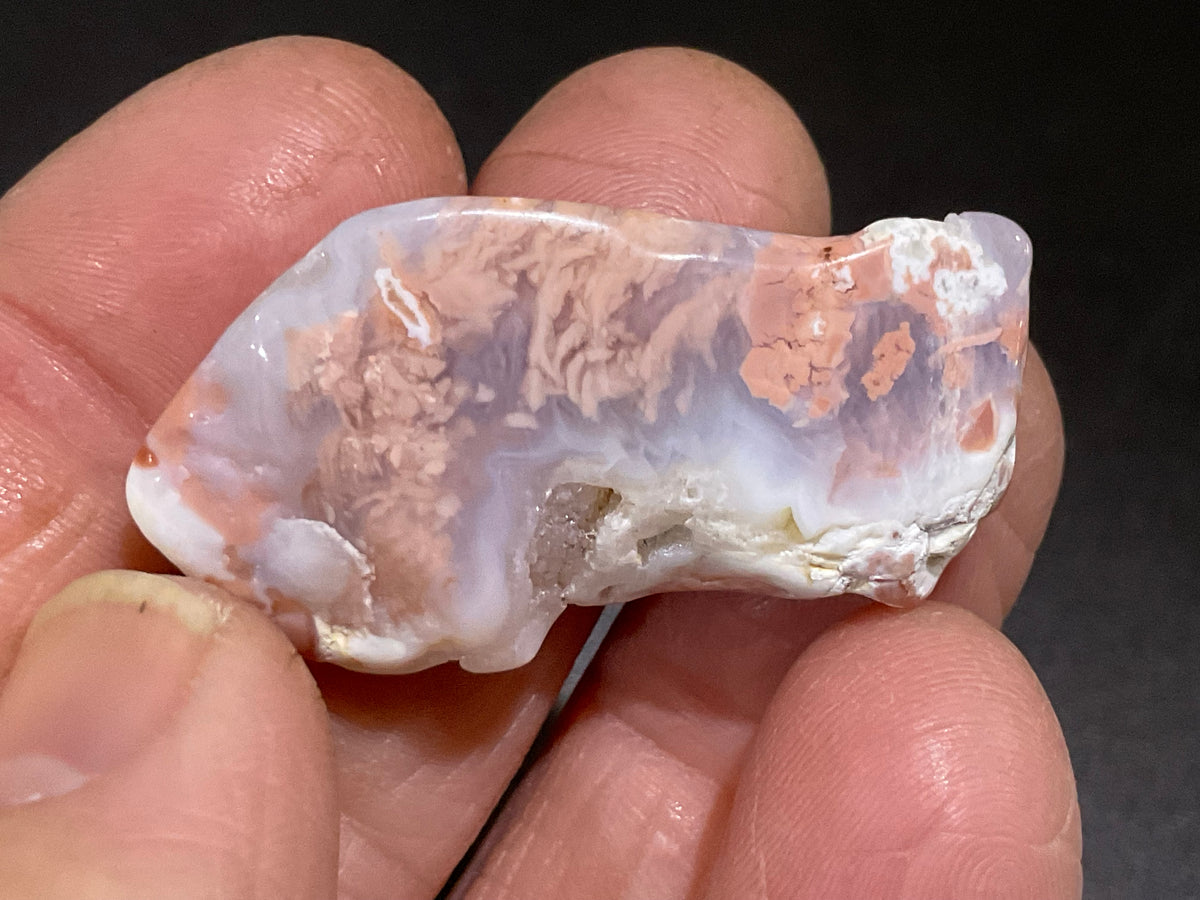 70g “Cotton Candy” Agate Pair 7