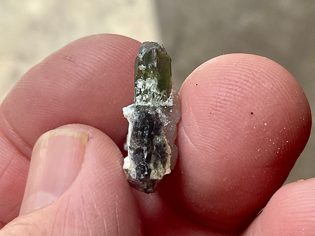 2g Diopside Crystal Specimen 1A from Yinnietharra, Australia