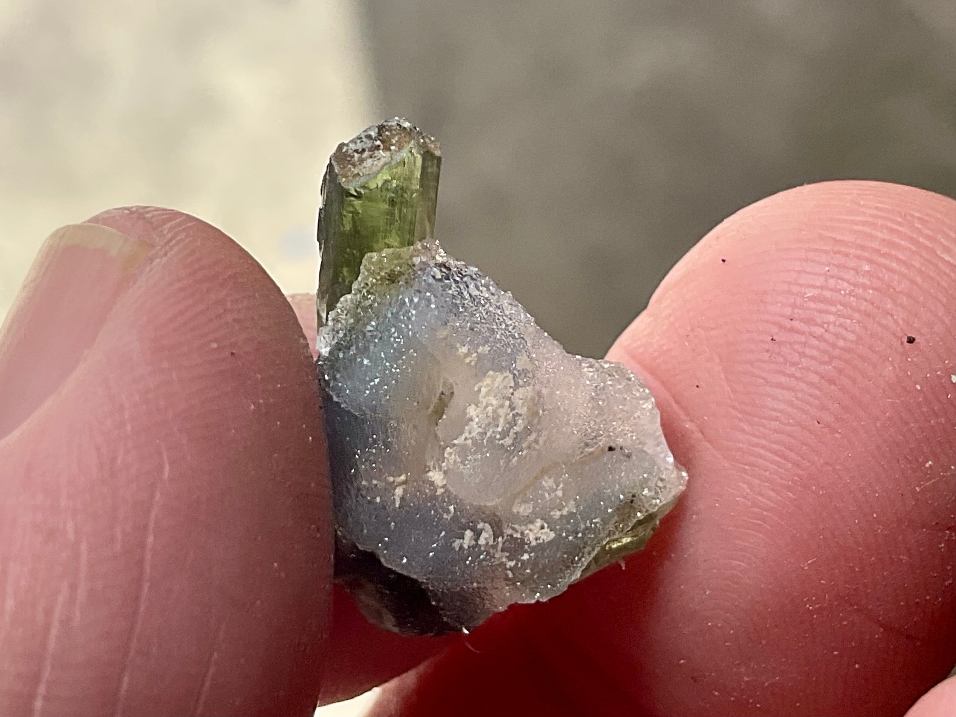 2g Diopside Crystal Specimen 1A from Yinnietharra, Australia