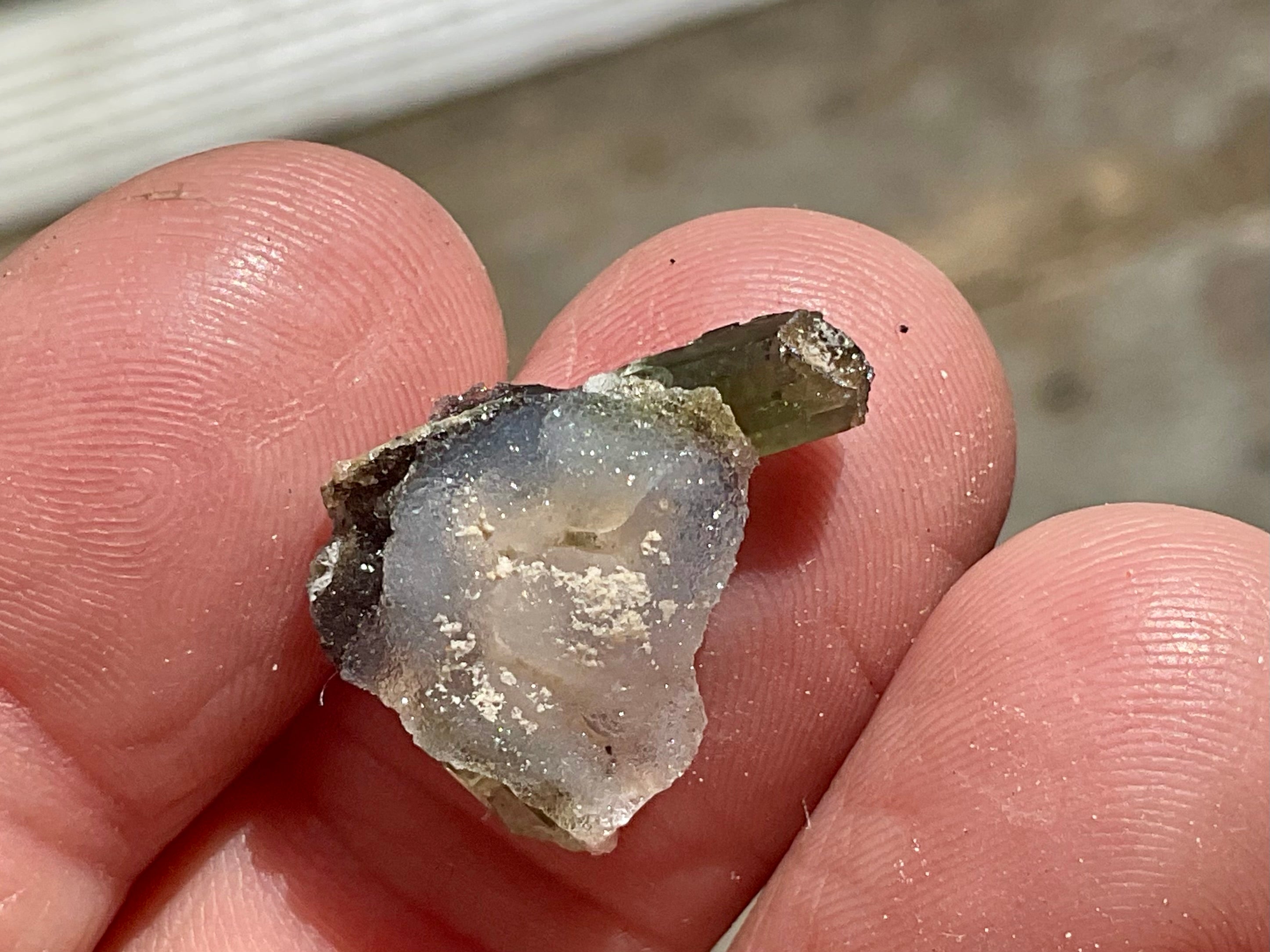 2g Diopside Crystal Specimen 1A from Yinnietharra, Australia