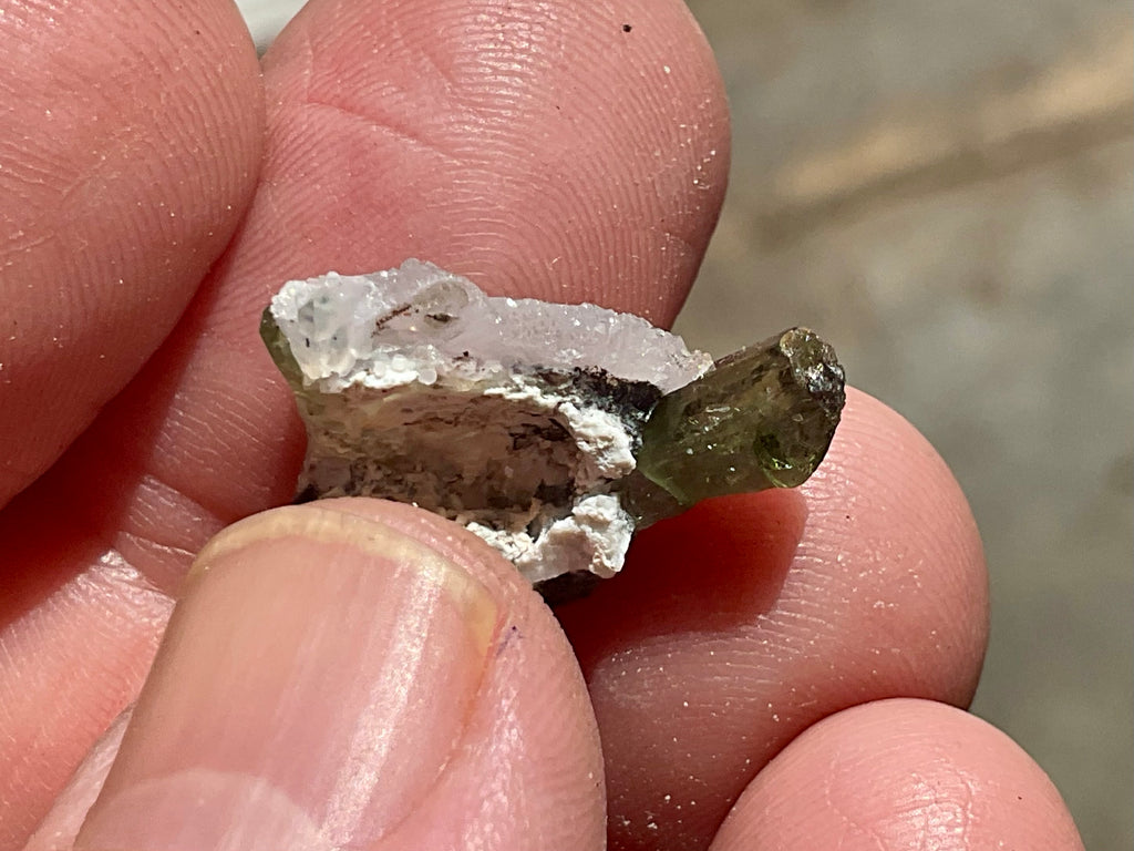 2g Diopside Crystal Specimen 1A from Yinnietharra, Australia