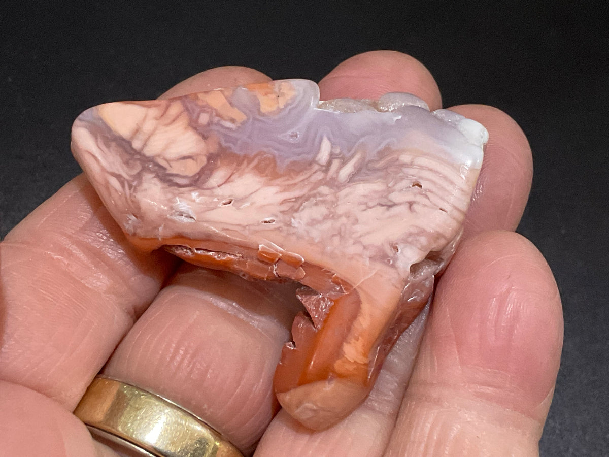 54g “Cotton Candy” Agate Pair 8