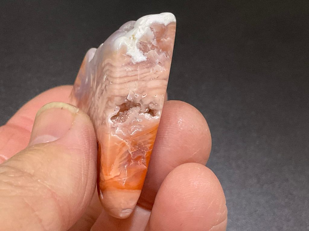 54g “Cotton Candy” Agate Pair 8