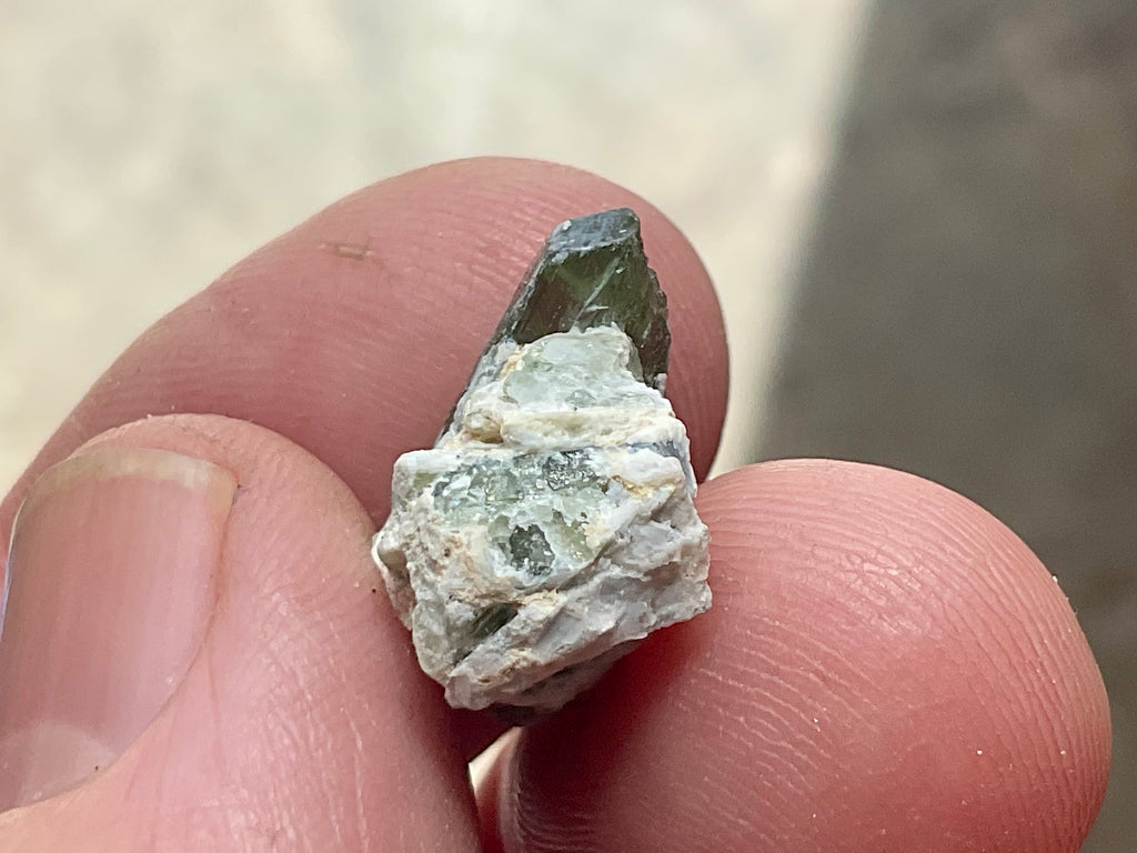 2g Diopside Crystal Specimen 1B from Yinnietharra, Australia