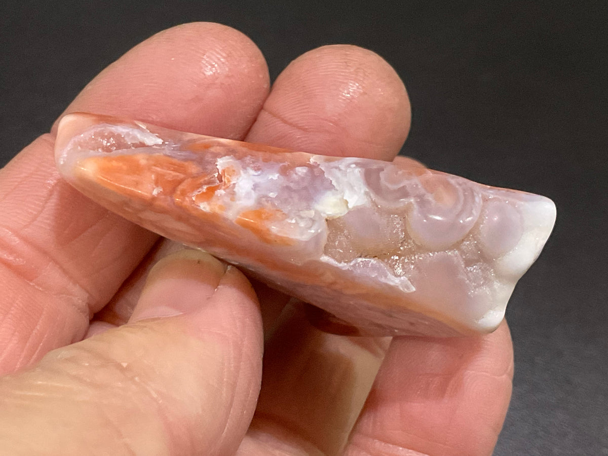 54g “Cotton Candy” Agate Pair 8