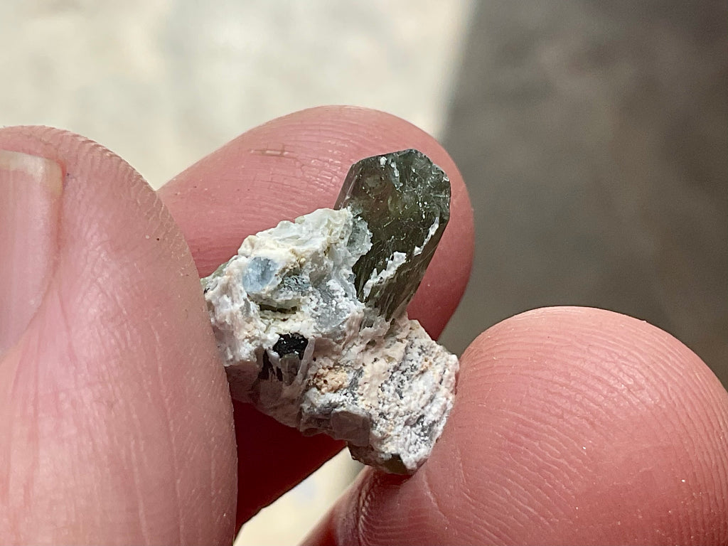 2g Diopside Crystal Specimen 1B from Yinnietharra, Australia