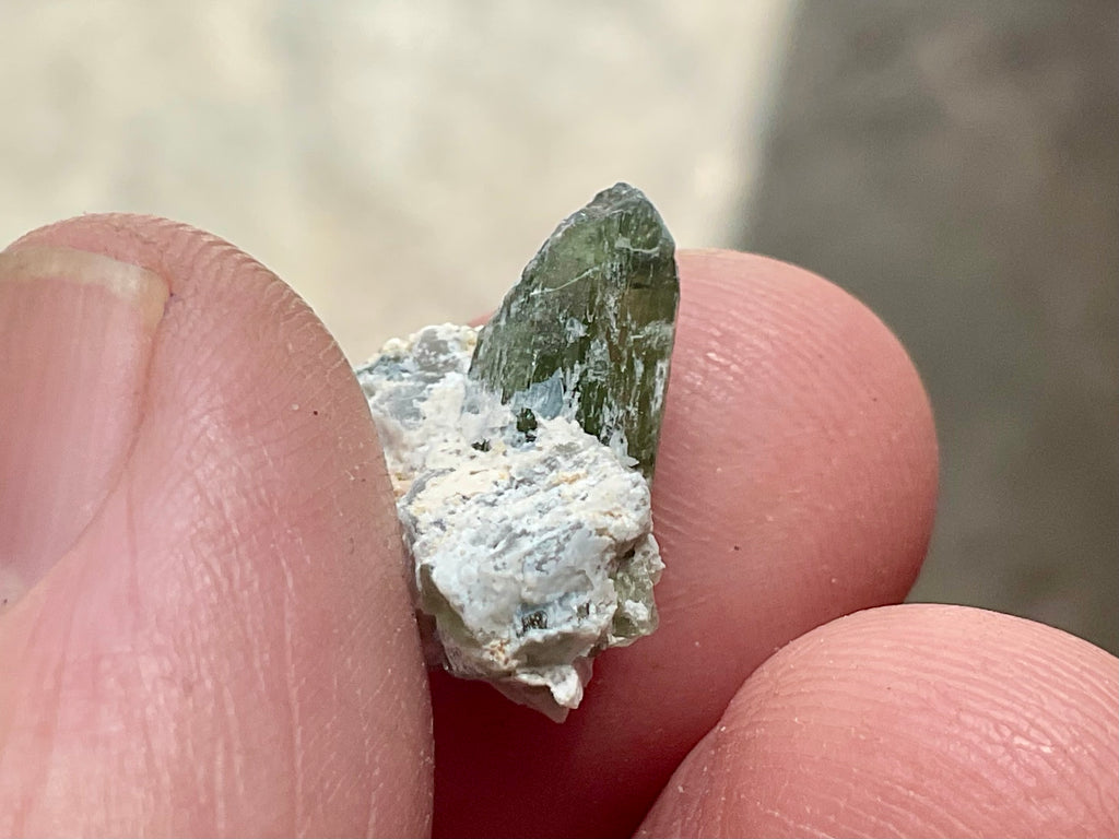 2g Diopside Crystal Specimen 1B from Yinnietharra, Australia