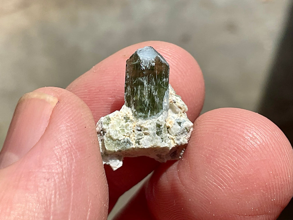 2g Diopside Crystal Specimen 1B from Yinnietharra, Australia