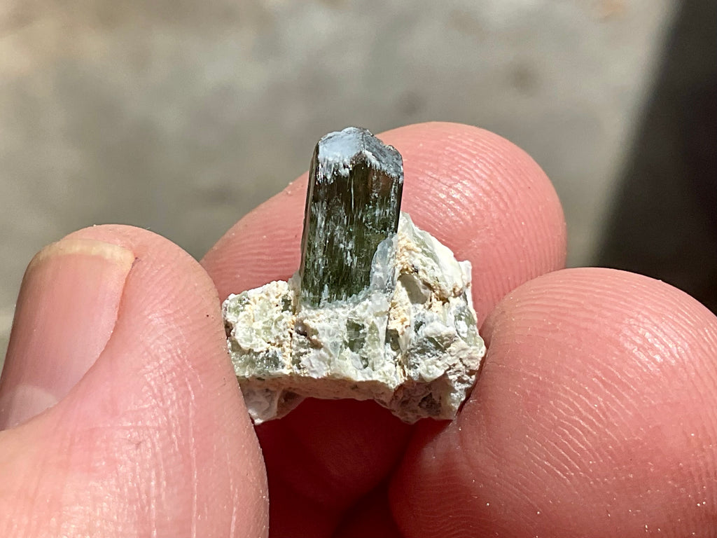 2g Diopside Crystal Specimen 1B from Yinnietharra, Australia