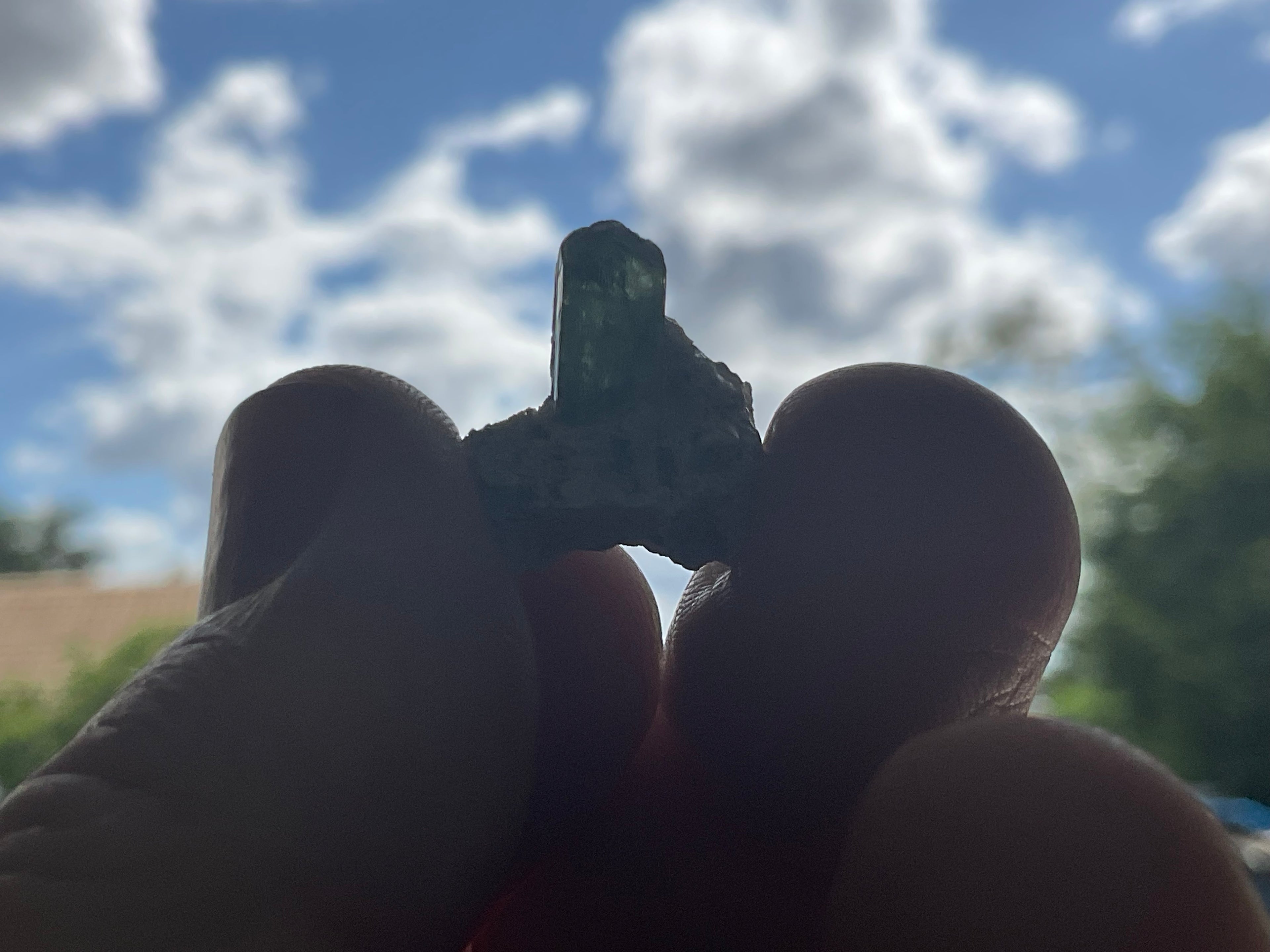 2g Diopside Crystal Specimen 1B from Yinnietharra, Australia