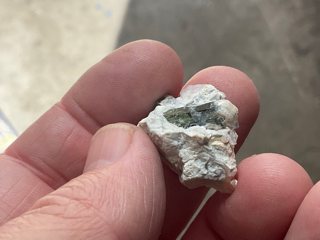 6g Diopside Crystal Specimen 2A from Yinnietharra, Australia