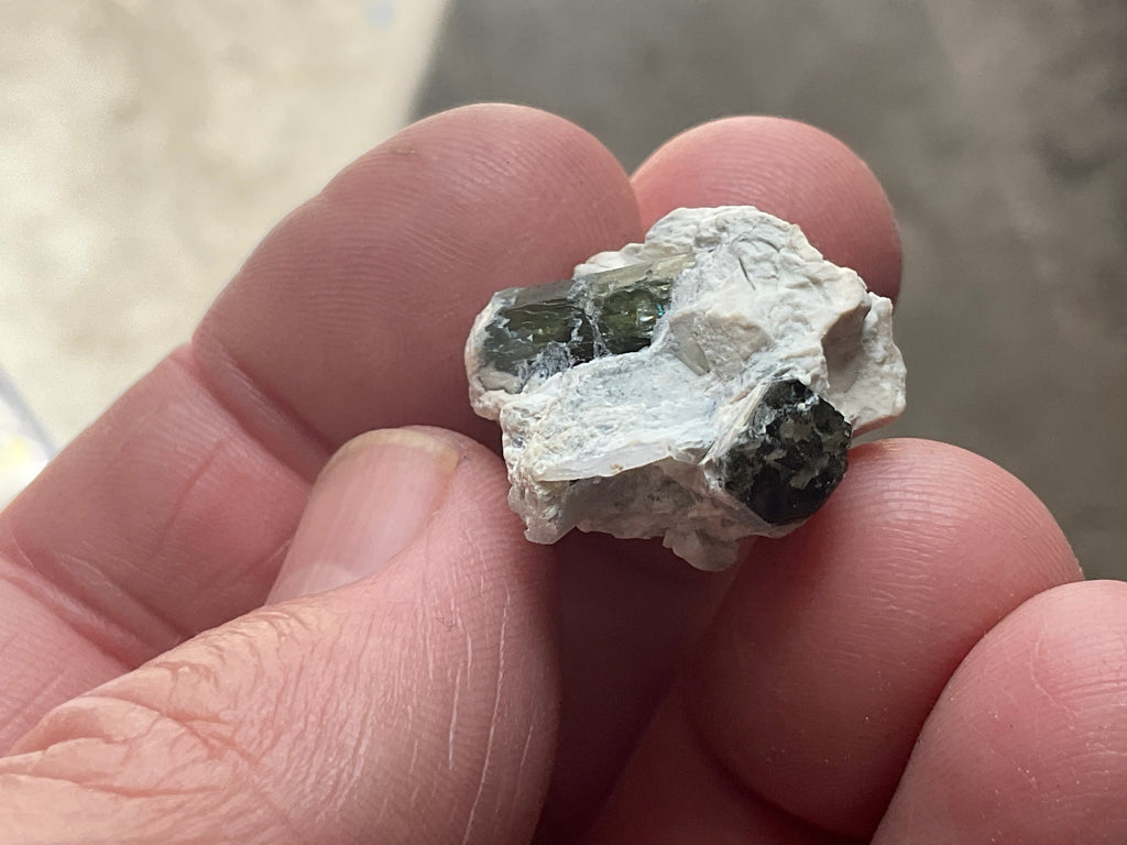 6g Diopside Crystal Specimen 2A from Yinnietharra, Australia