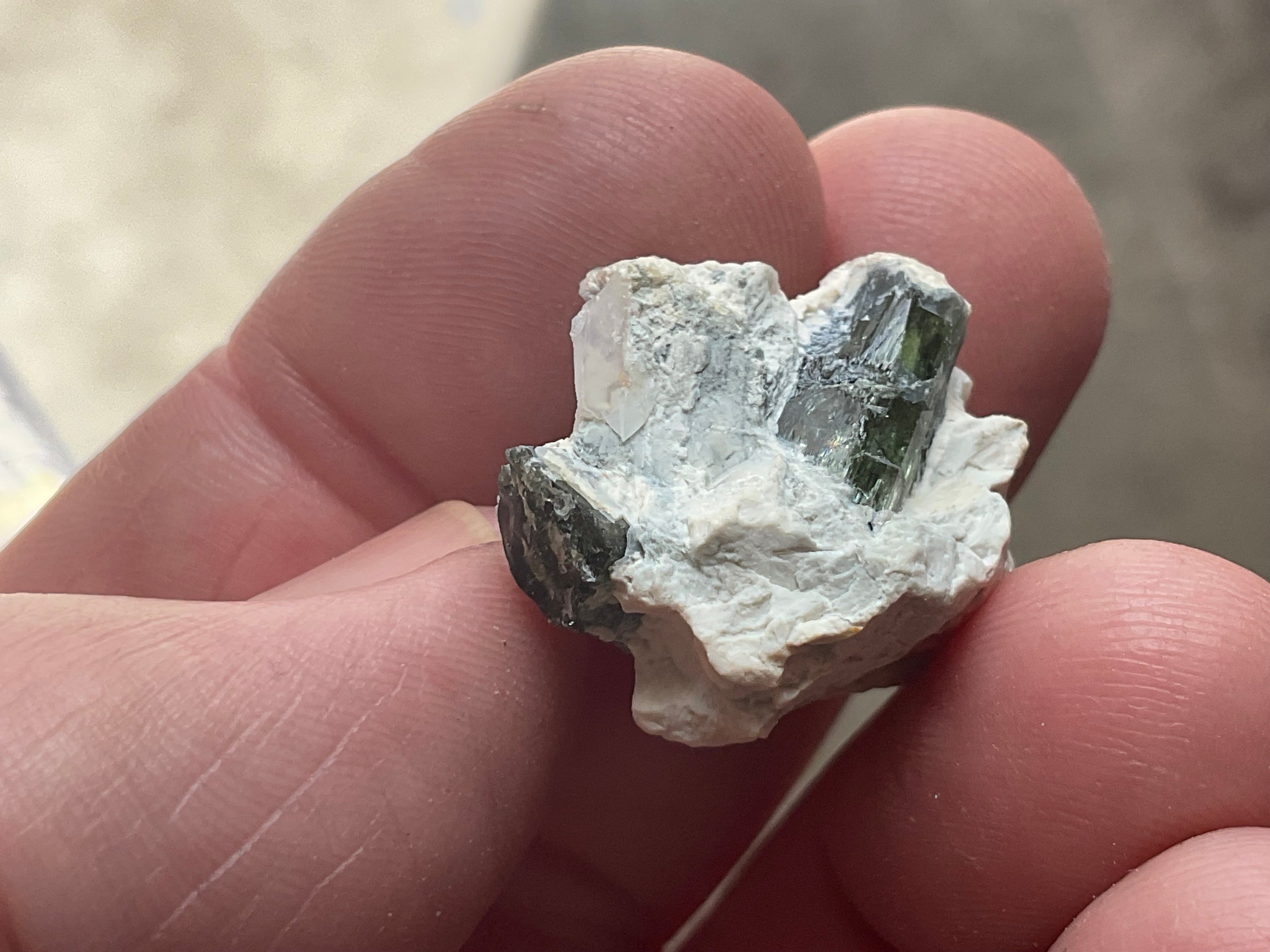 6g Diopside Crystal Specimen 2A from Yinnietharra, Australia