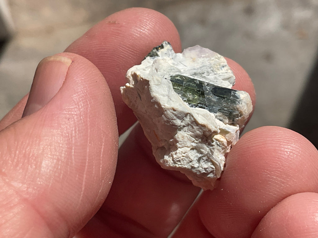 6g Diopside Crystal Specimen 2A from Yinnietharra, Australia