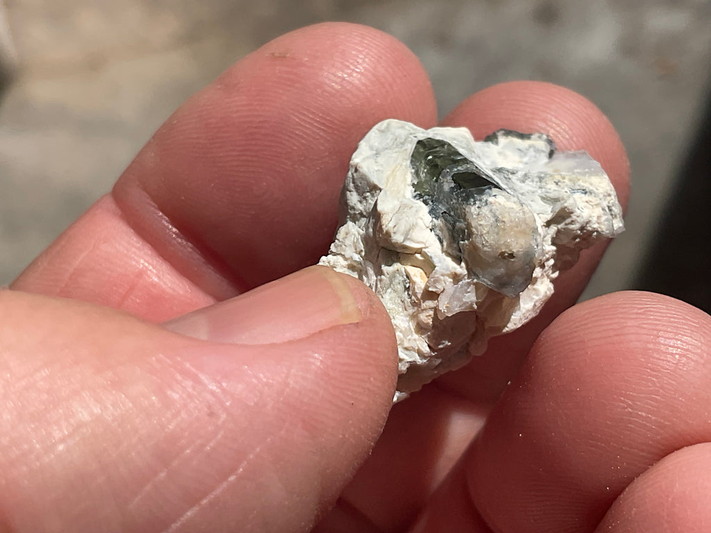 6g Diopside Crystal Specimen 2A from Yinnietharra, Australia