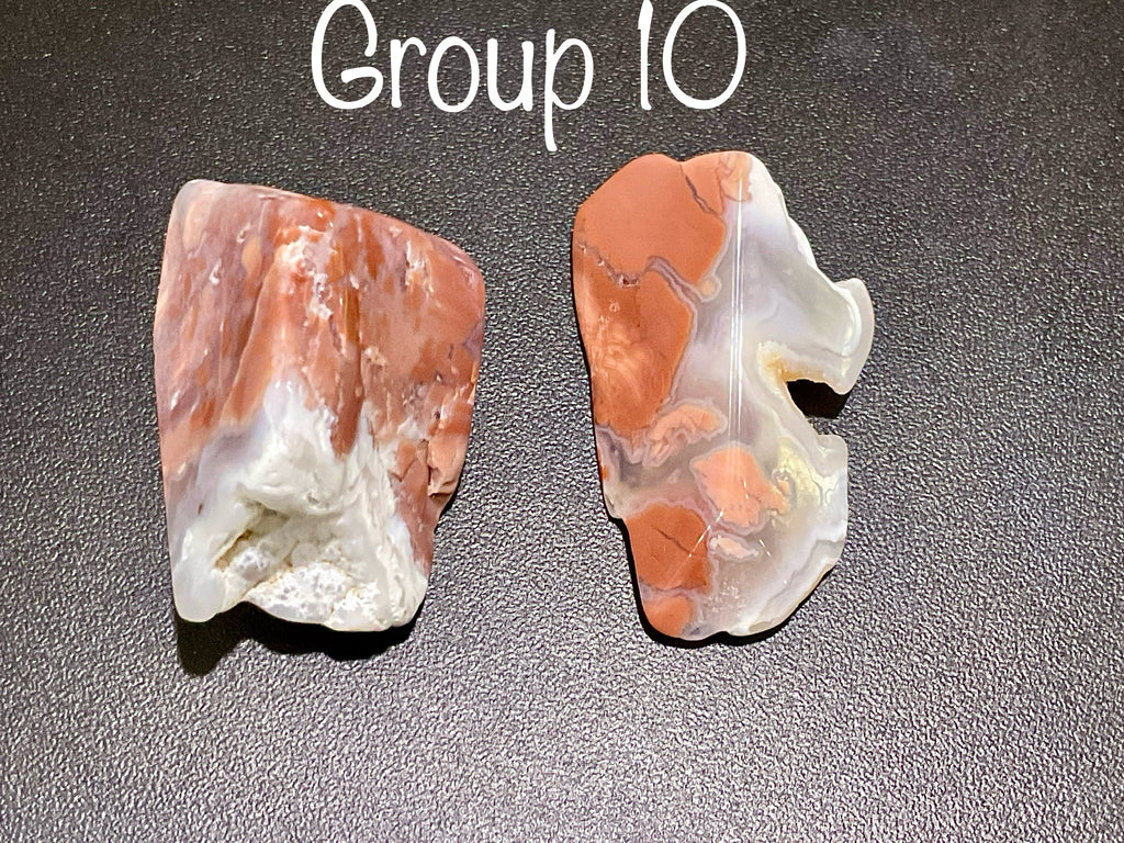 54g “Cotton Candy” Agate Pair 10