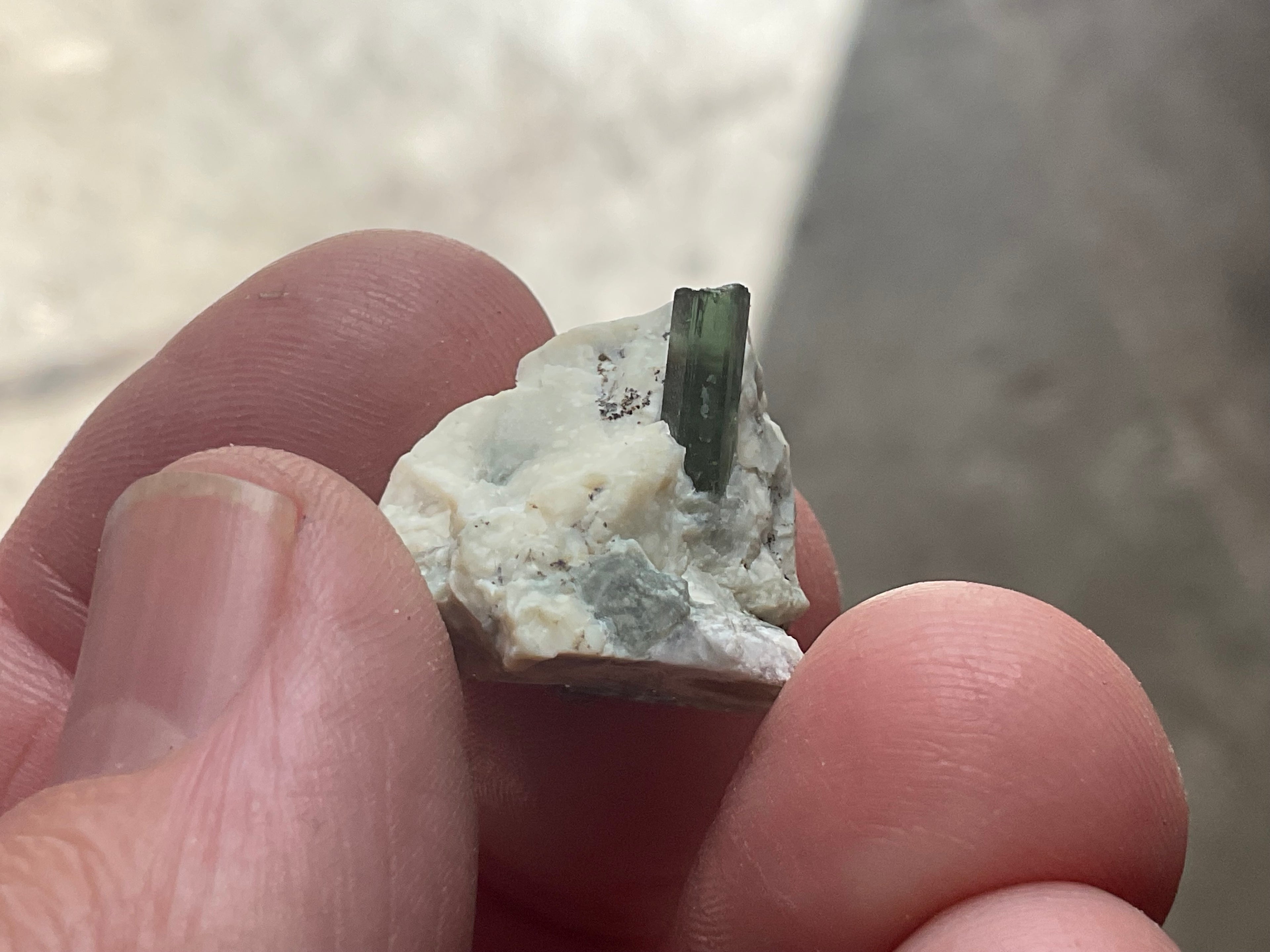4g Diopside Crystal Specimen 2B from Yinnietharra, Australia