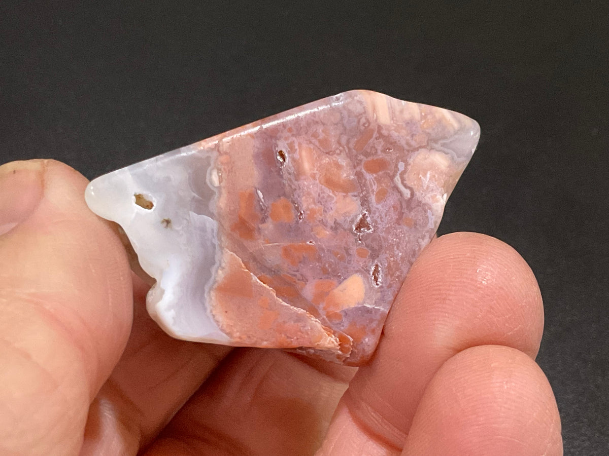 54g “Cotton Candy” Agate Pair 10
