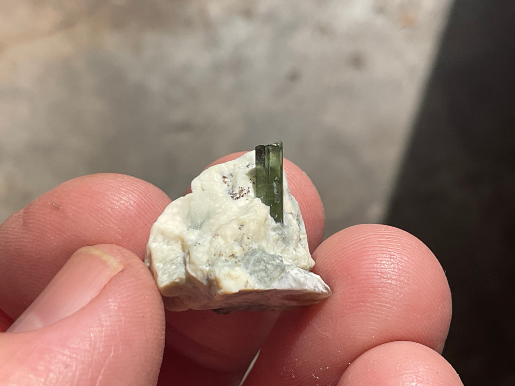 4g Diopside Crystal Specimen 2B from Yinnietharra, Australia