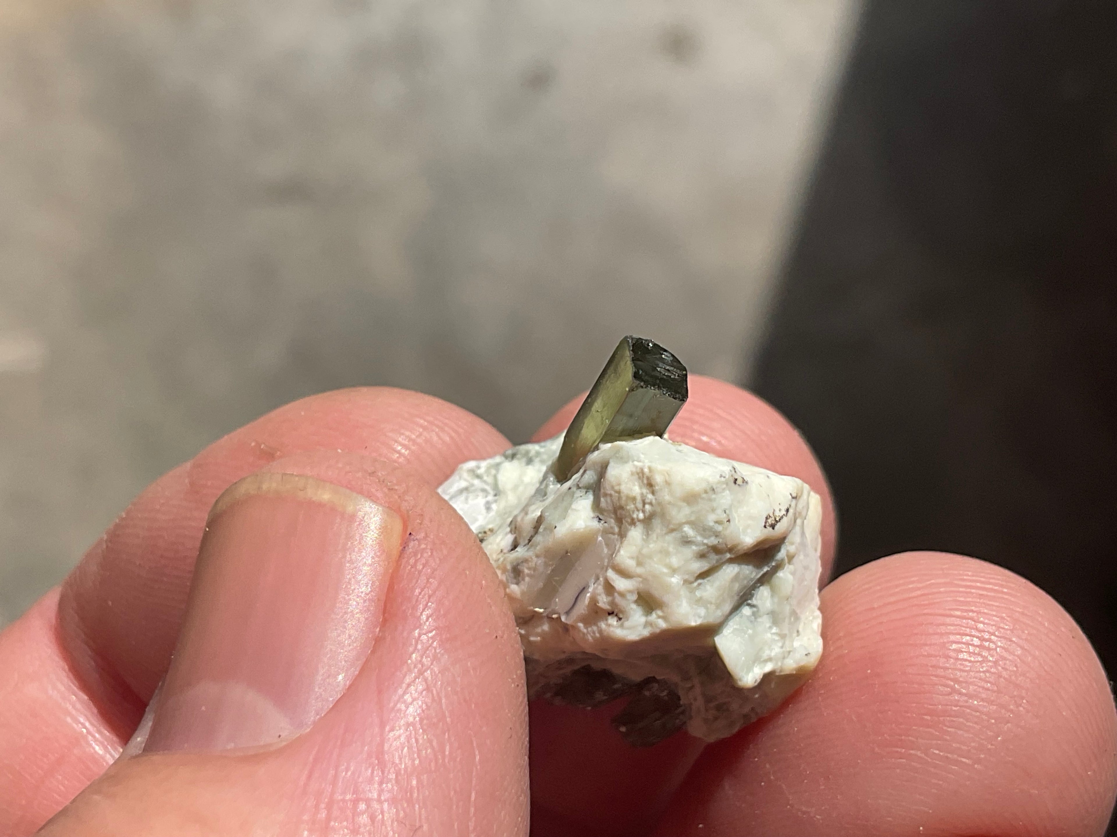 4g Diopside Crystal Specimen 2B from Yinnietharra, Australia