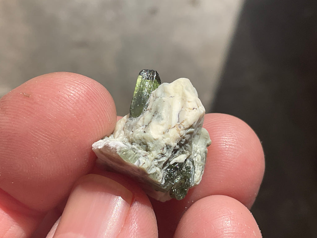 4g Diopside Crystal Specimen 2B from Yinnietharra, Australia