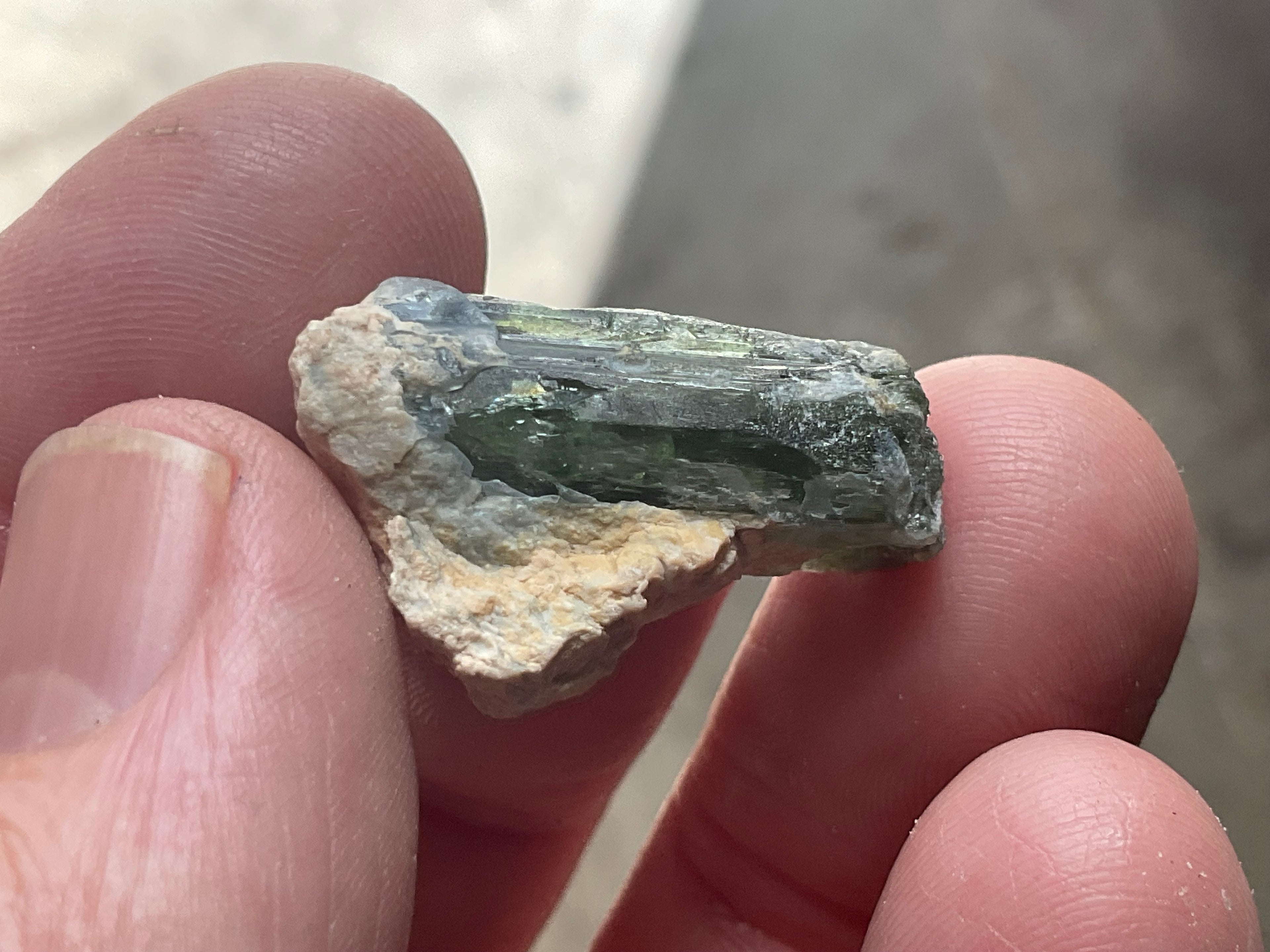 6g Diopside Crystal Specimen 3A from Yinnietharra, Australia