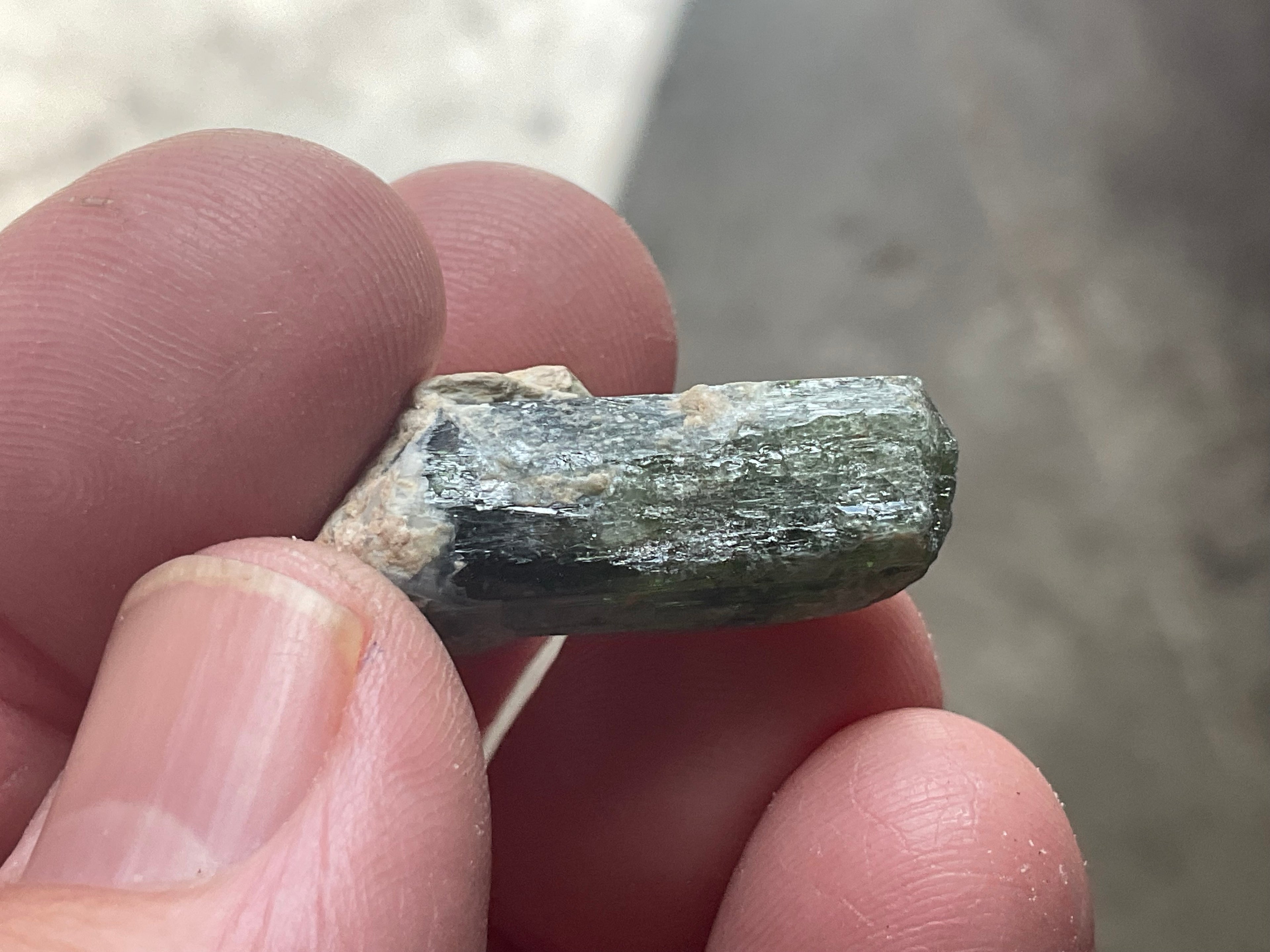 6g Diopside Crystal Specimen 3A from Yinnietharra, Australia