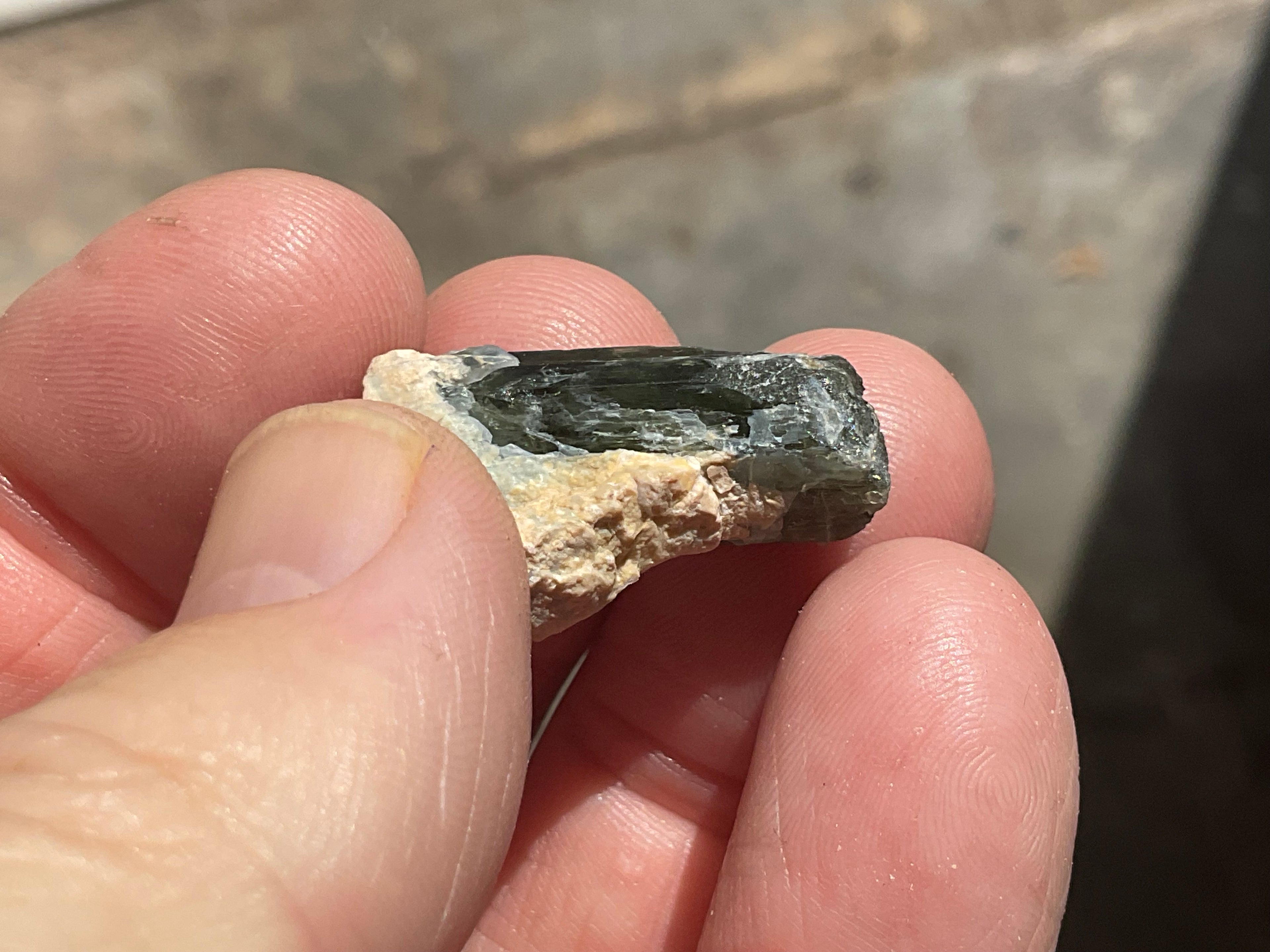6g Diopside Crystal Specimen 3A from Yinnietharra, Australia