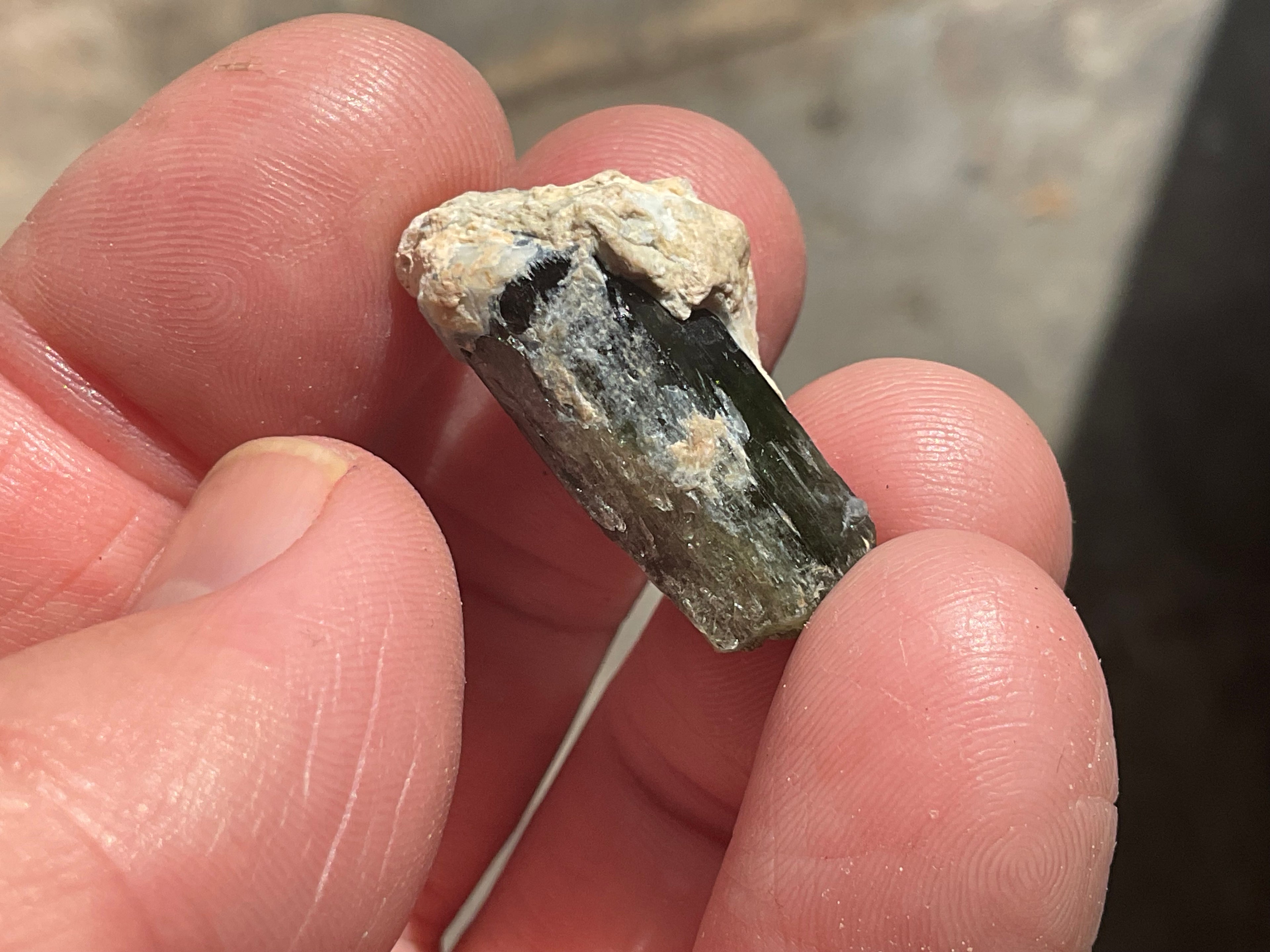 6g Diopside Crystal Specimen 3A from Yinnietharra, Australia