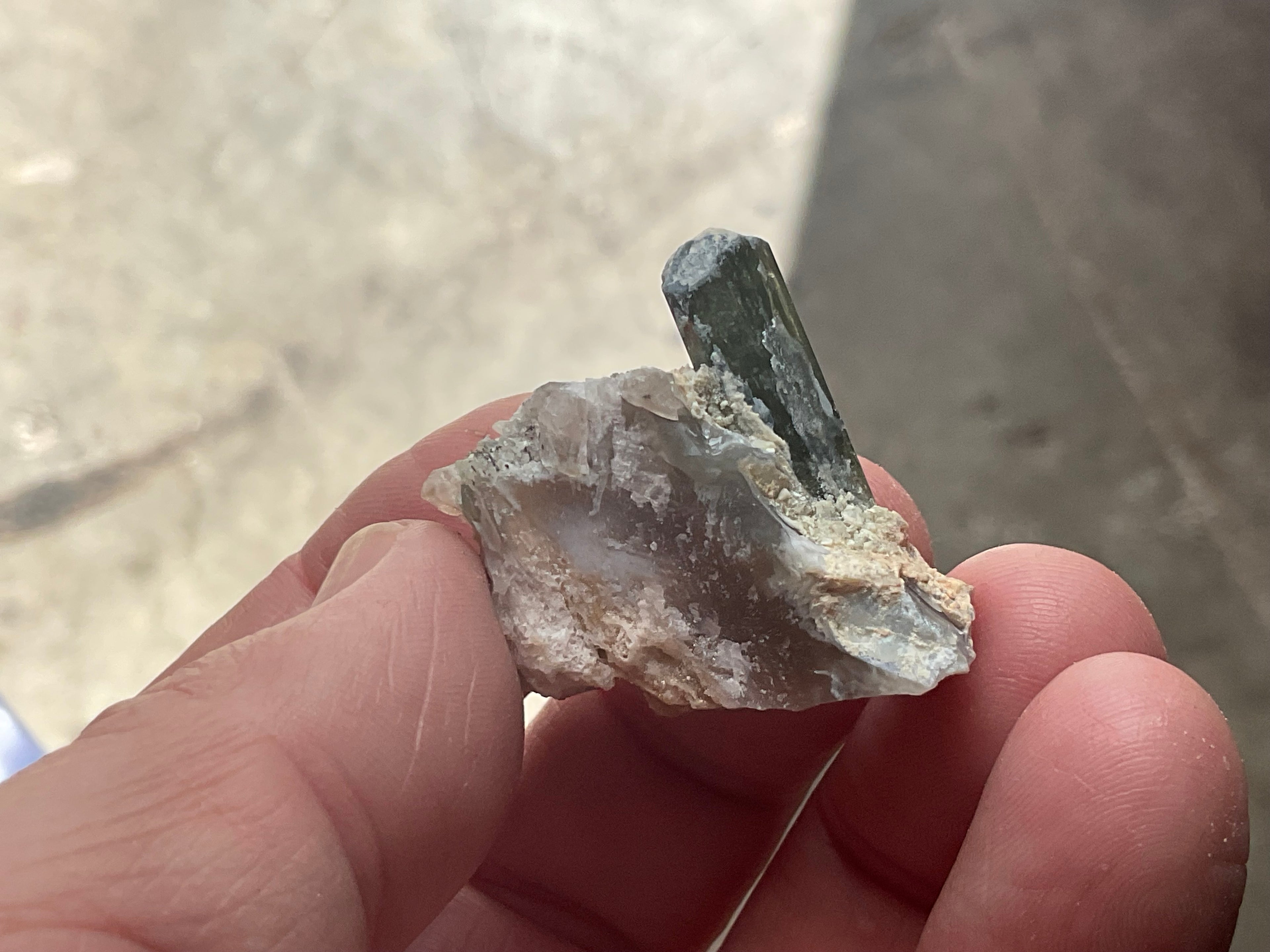 16g Diopside Crystal Specimen 3B from Yinnietharra, Australia