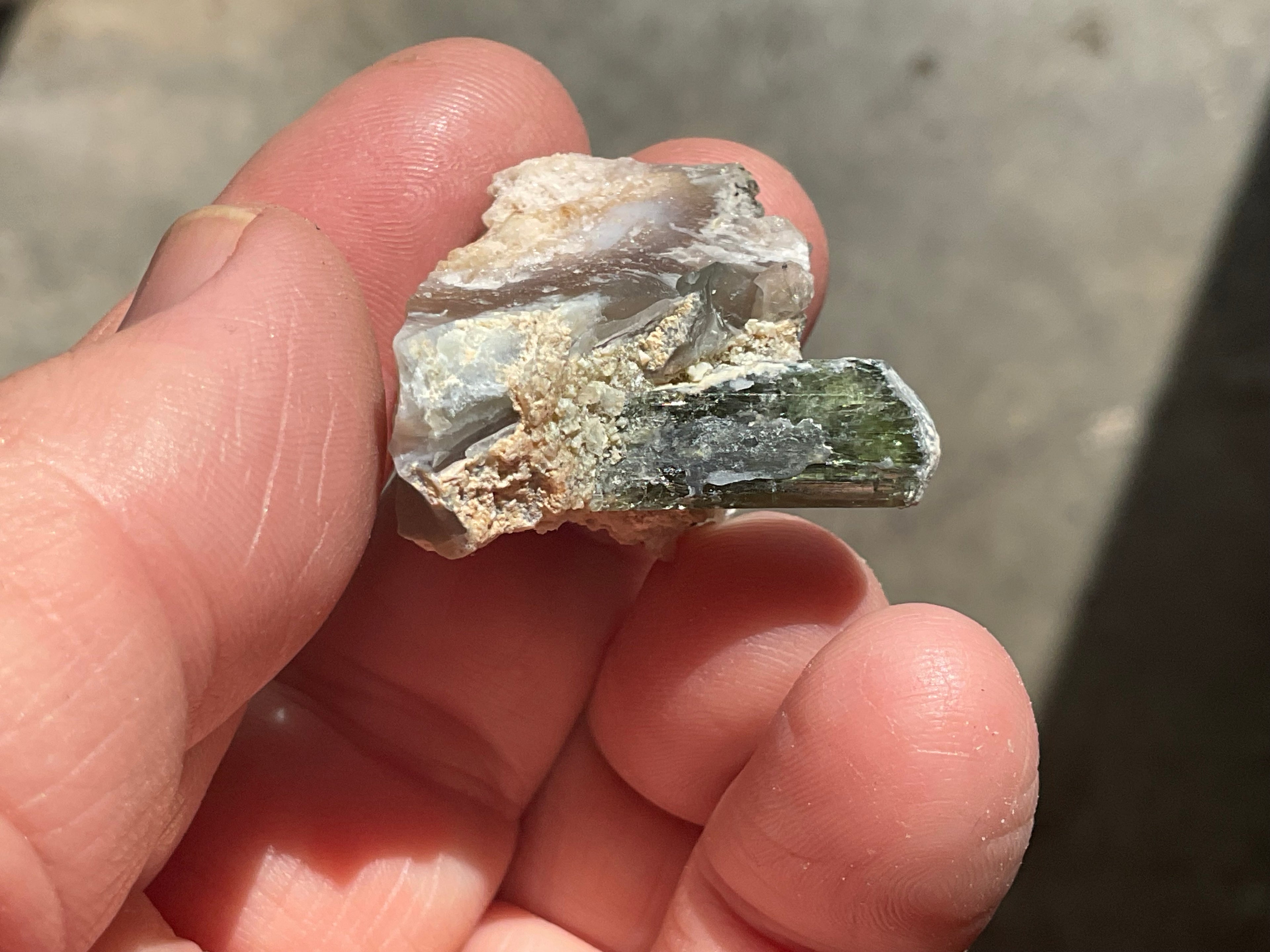 16g Diopside Crystal Specimen 3B from Yinnietharra, Australia