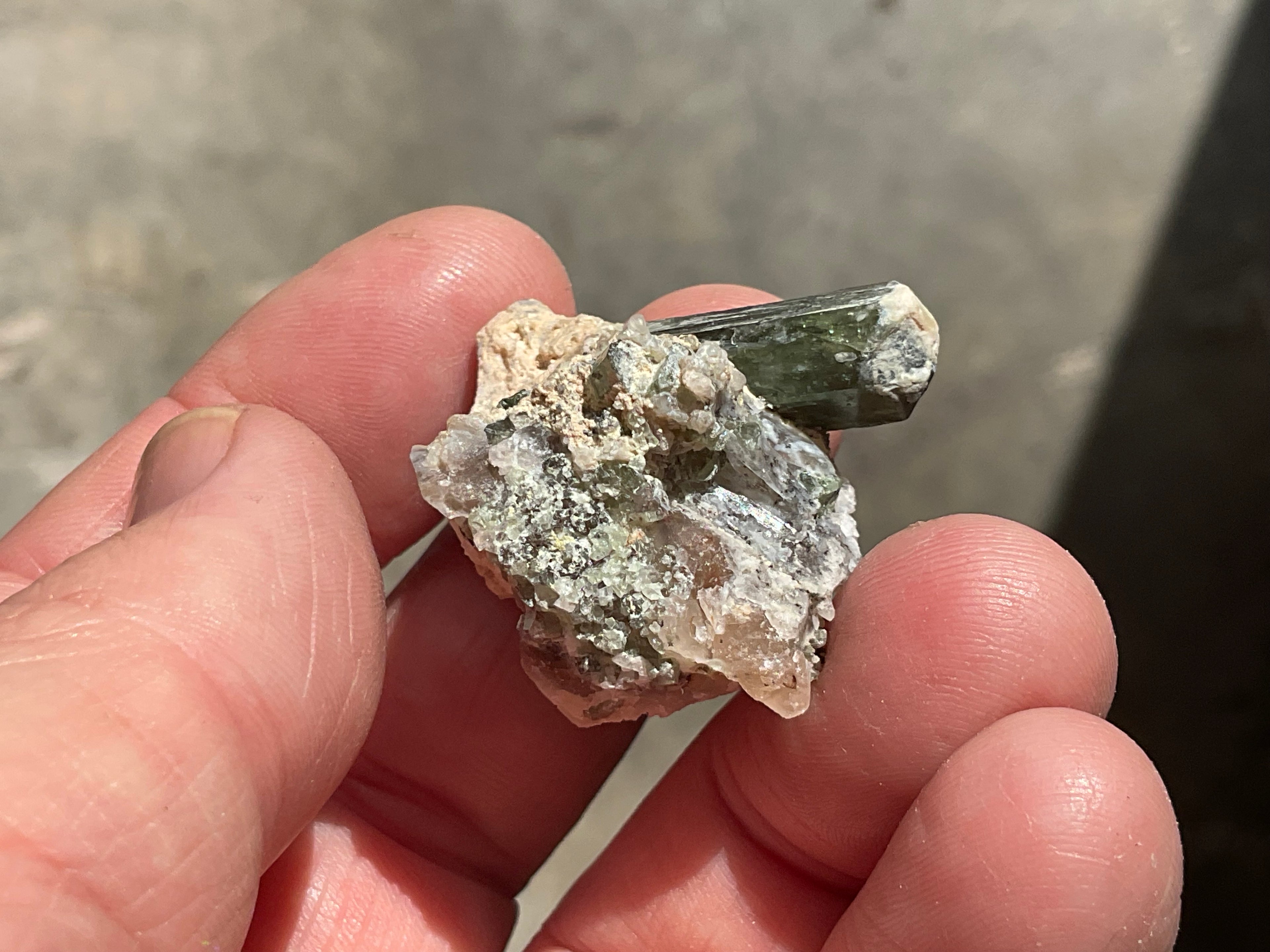16g Diopside Crystal Specimen 3B from Yinnietharra, Australia