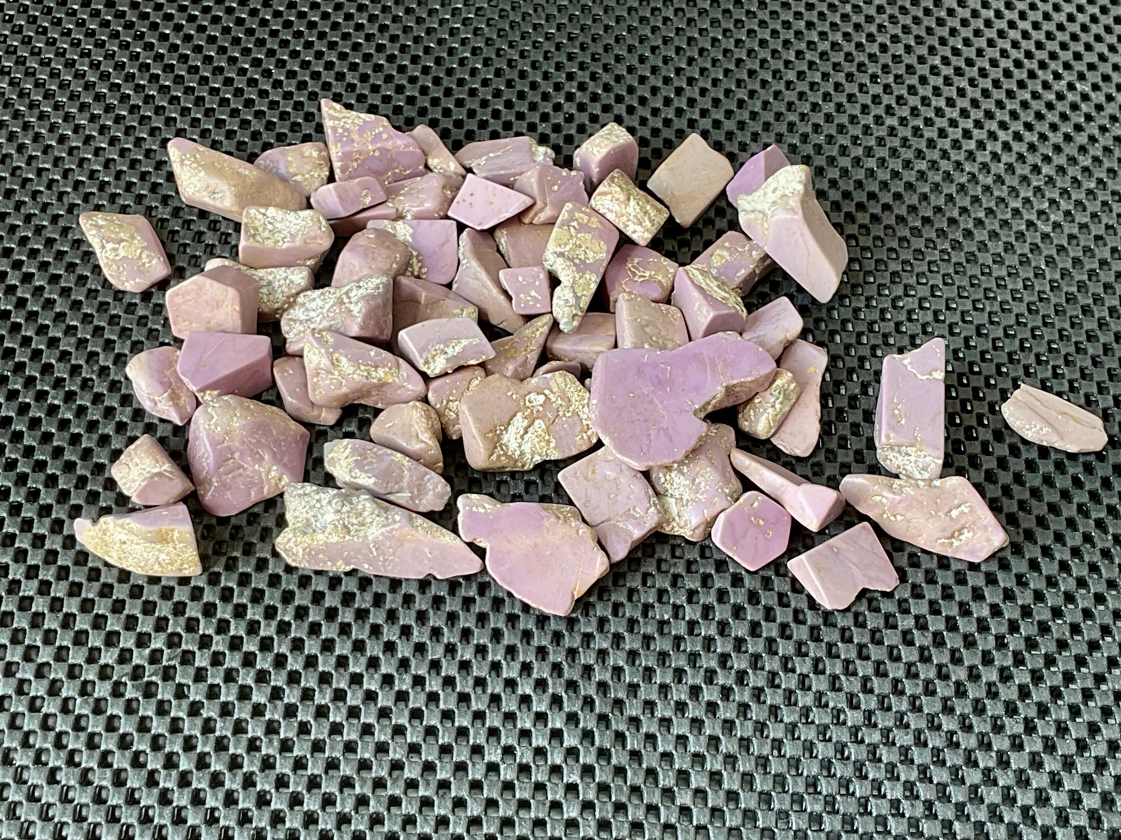 Phosphosiderite One Side Polished Small Pieces Pack